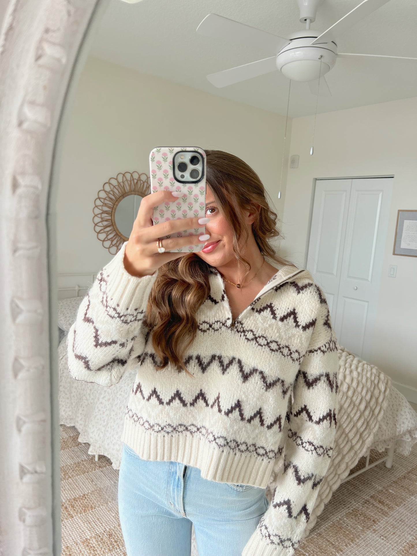 BAYLOR ZIP PULLOVER SWEATER