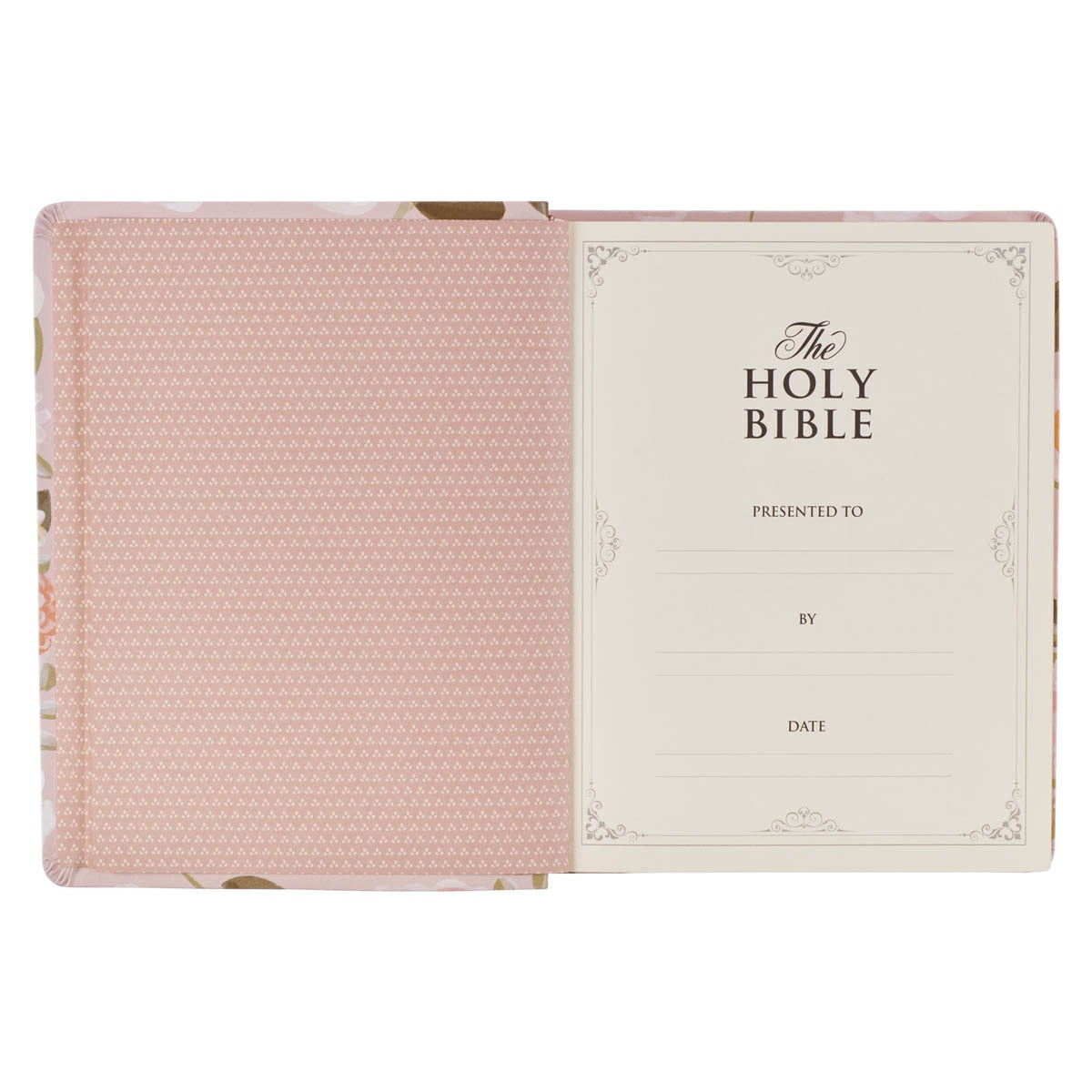 PINK FLORAL KJV BIBLE
