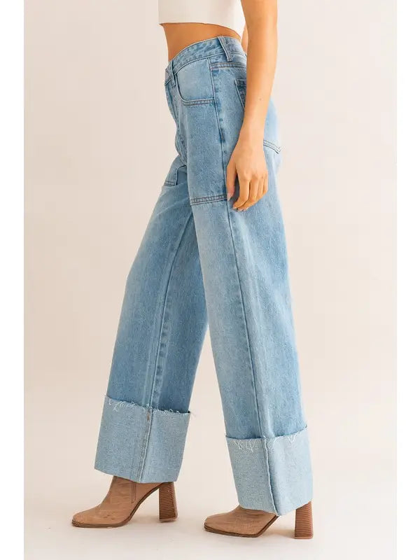 FLORA WIDECUT JEANS