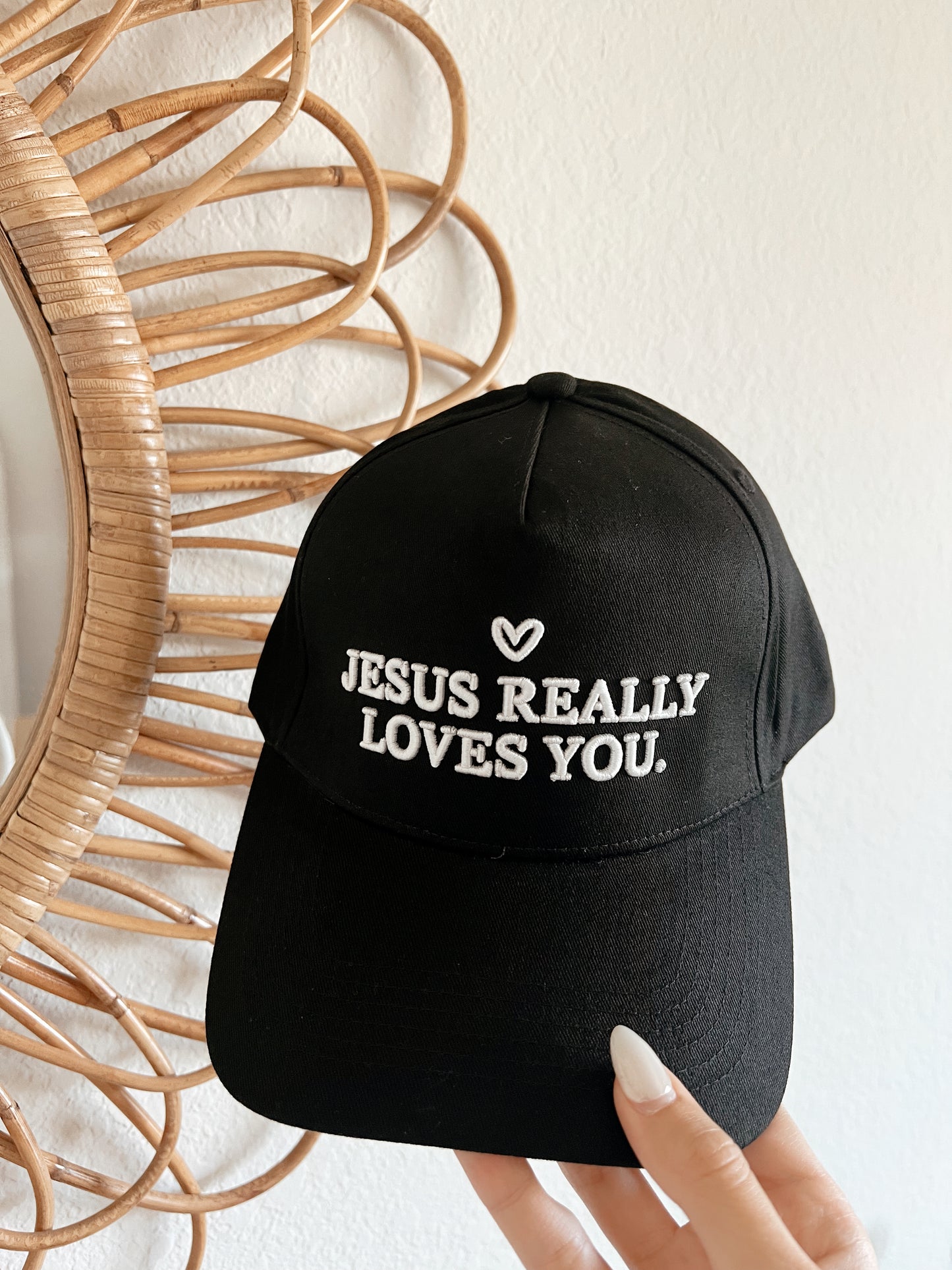 JESUS REALLY LOVES YOU HAT