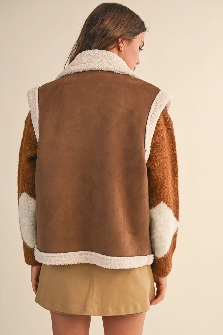 LENNOX VEST - CHESTNUT