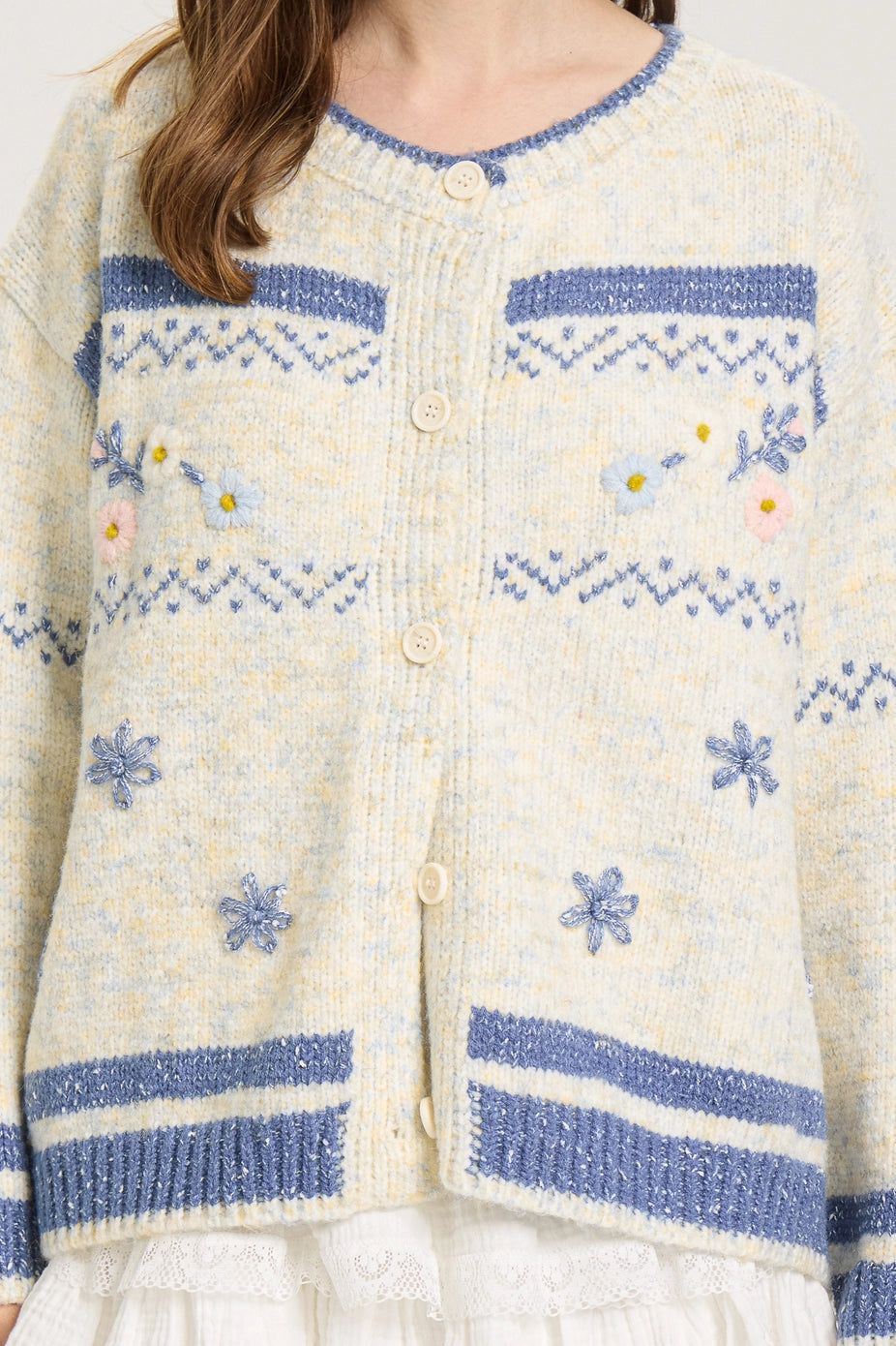 JADE FLORAL CARDIGAN