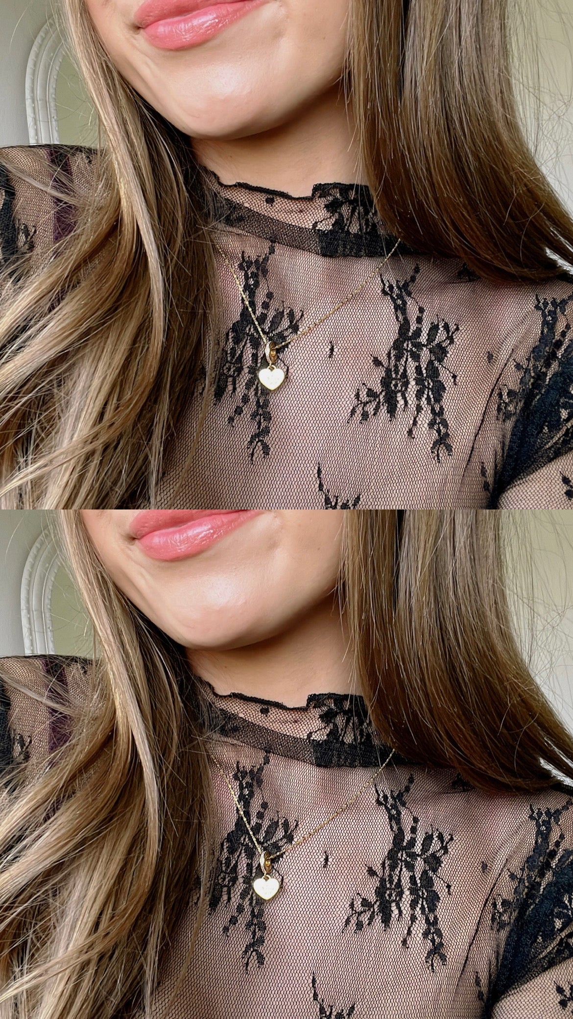 LACE HEM UNDERSHIRT