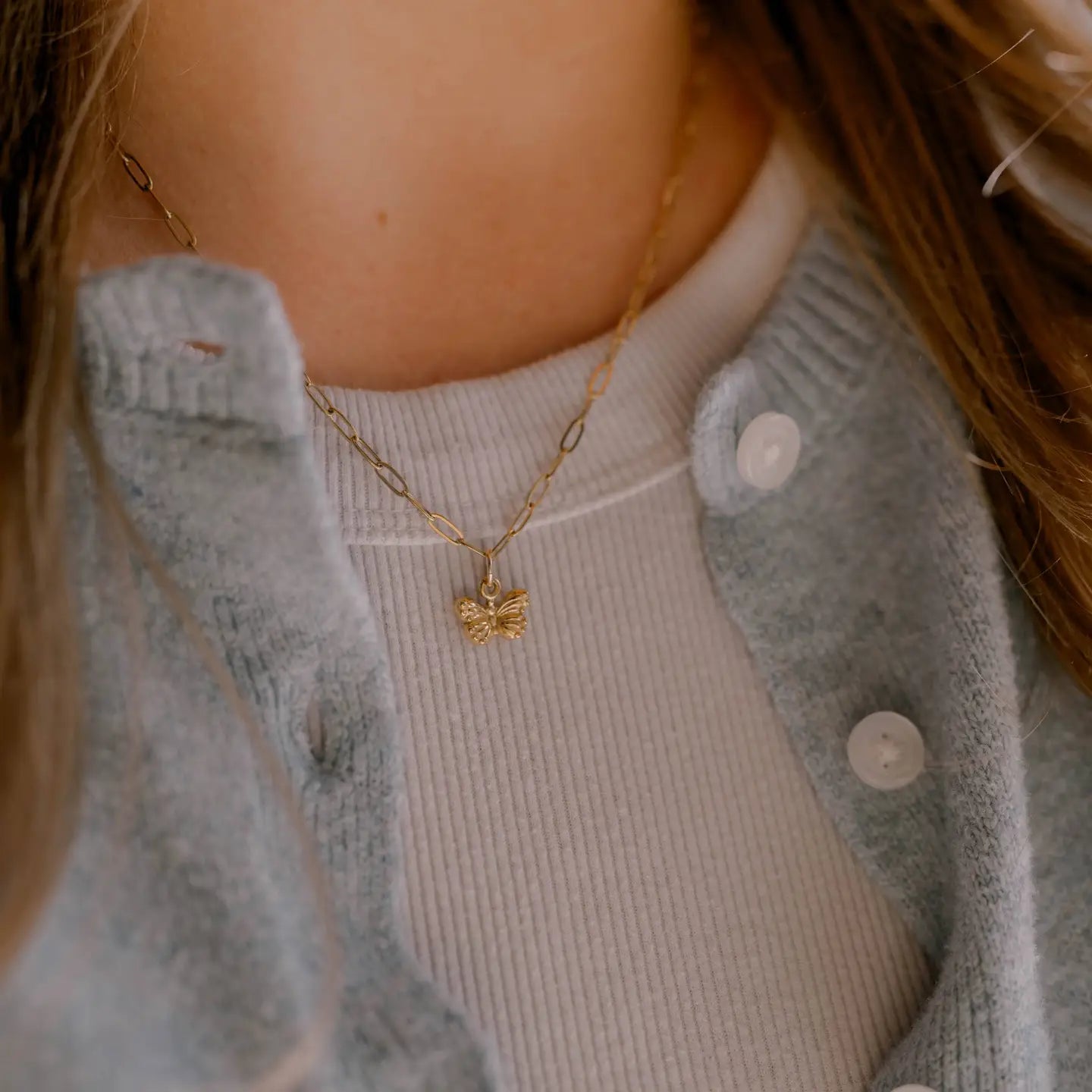 'MADE NEW' BUTTERFLY NECKLACE