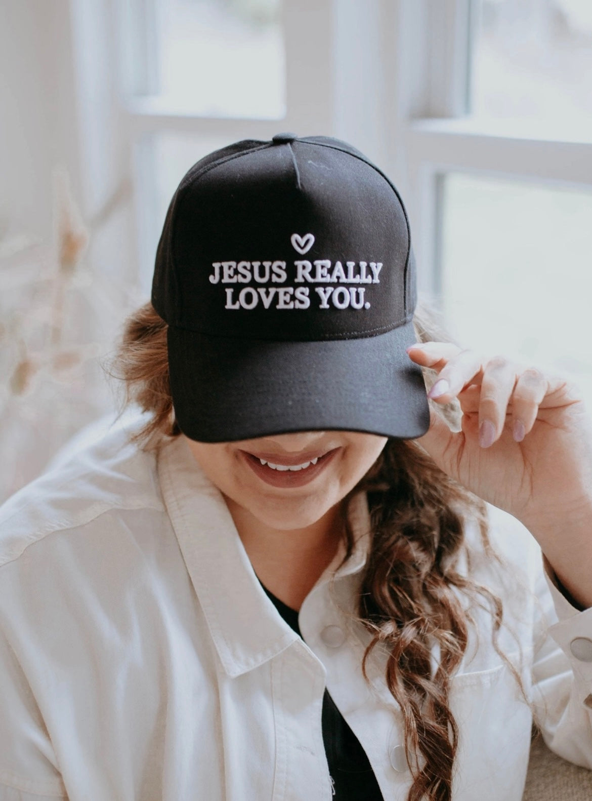 JESUS REALLY LOVES YOU HAT