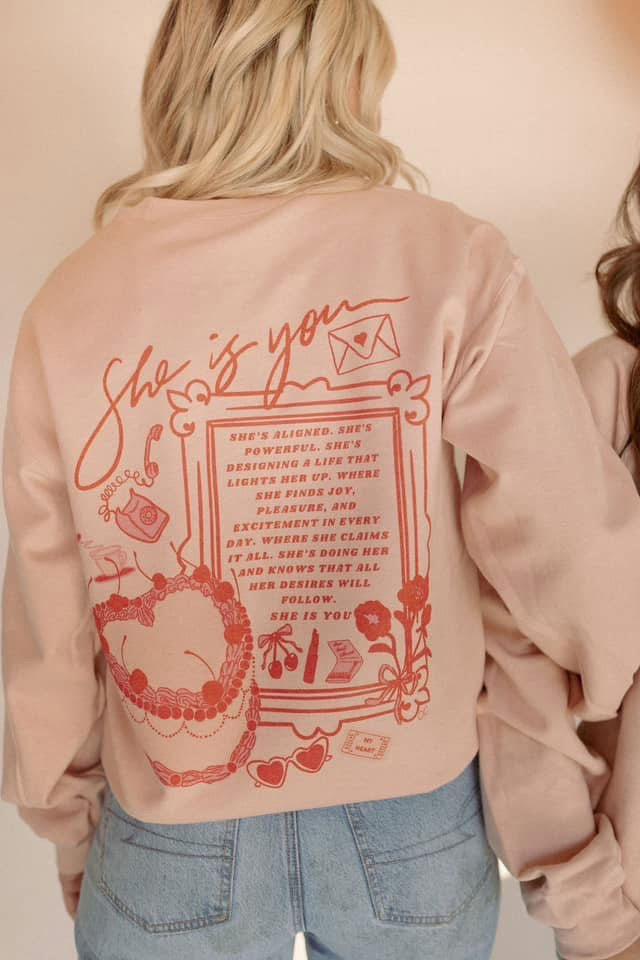 'SHE IS YOU' CREWNECK