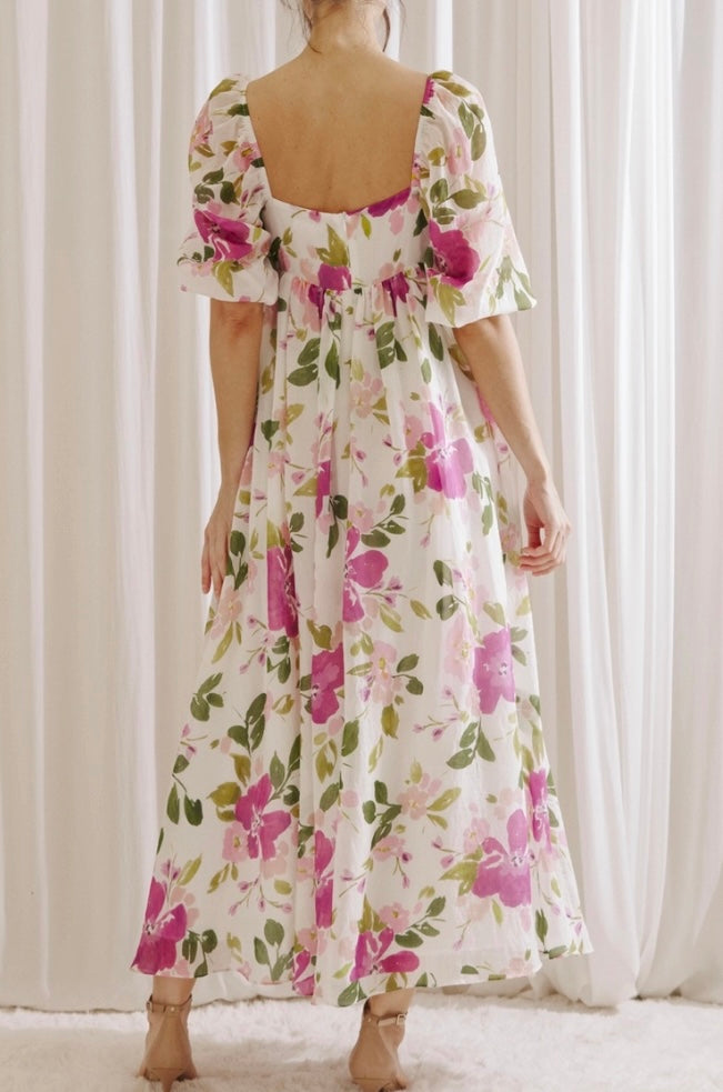 FRENCH LAVENDER MAXI DRESS