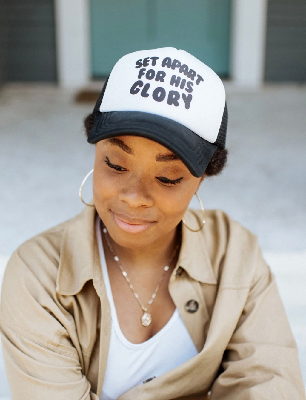 'SET APART FOR HIS GLORY' HAT
