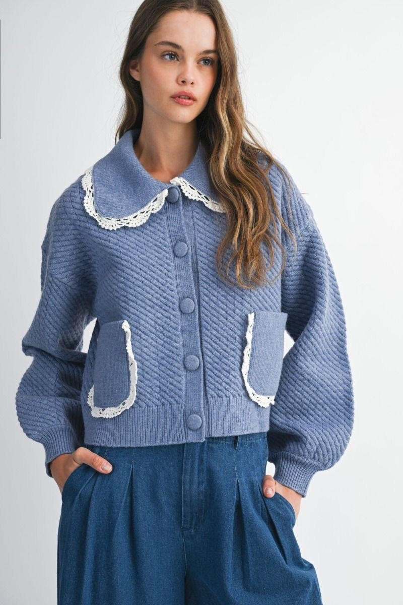 WHISPERING LACE CARDIGAN