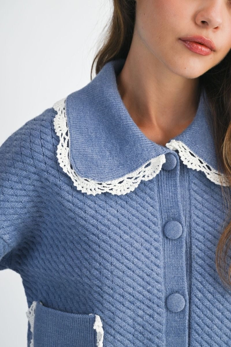 WHISPERING LACE CARDIGAN