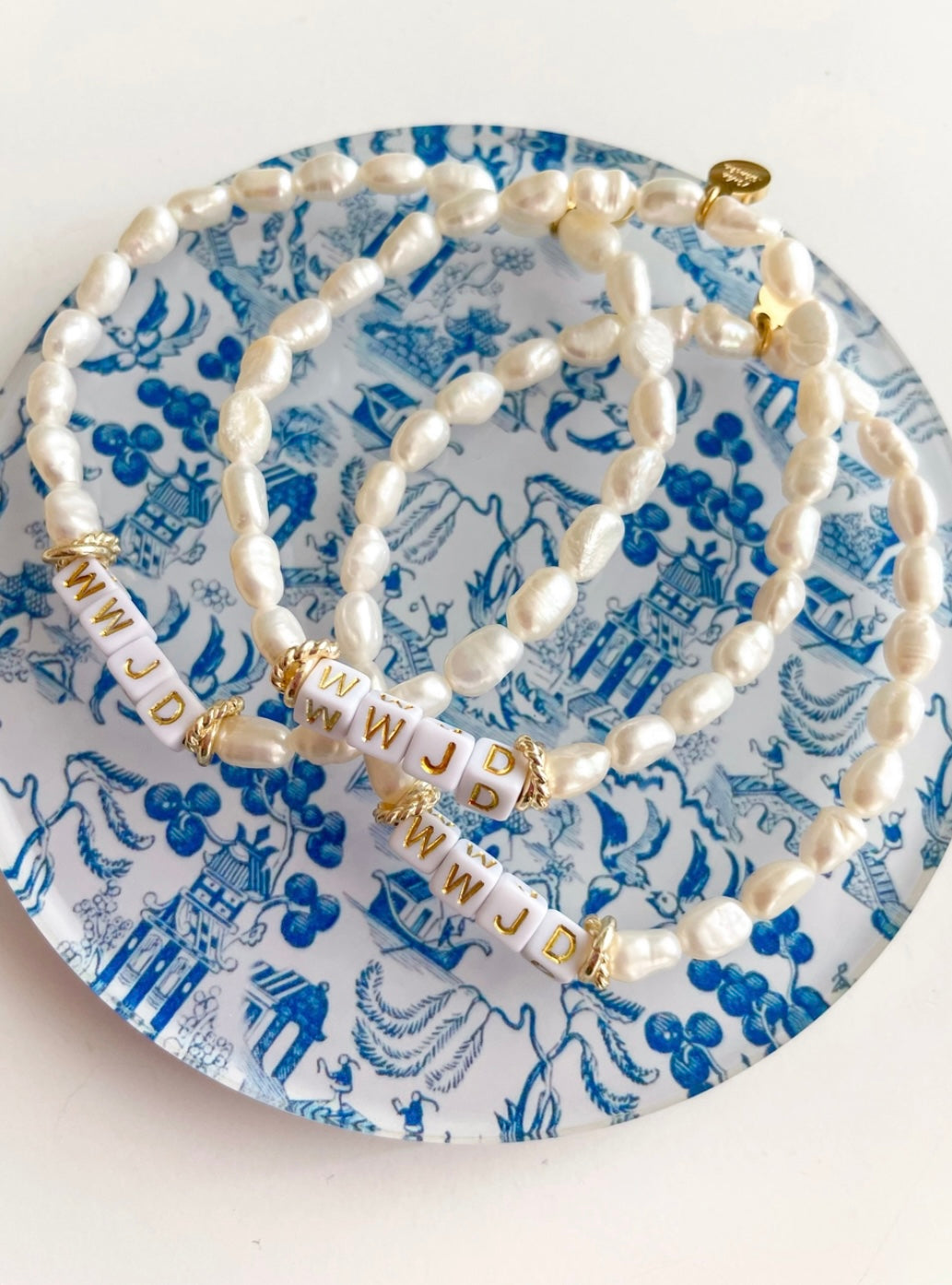 PEARL WWJD BRACELET