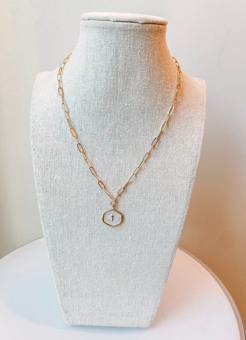JOHANNA CROSS NECKLACE