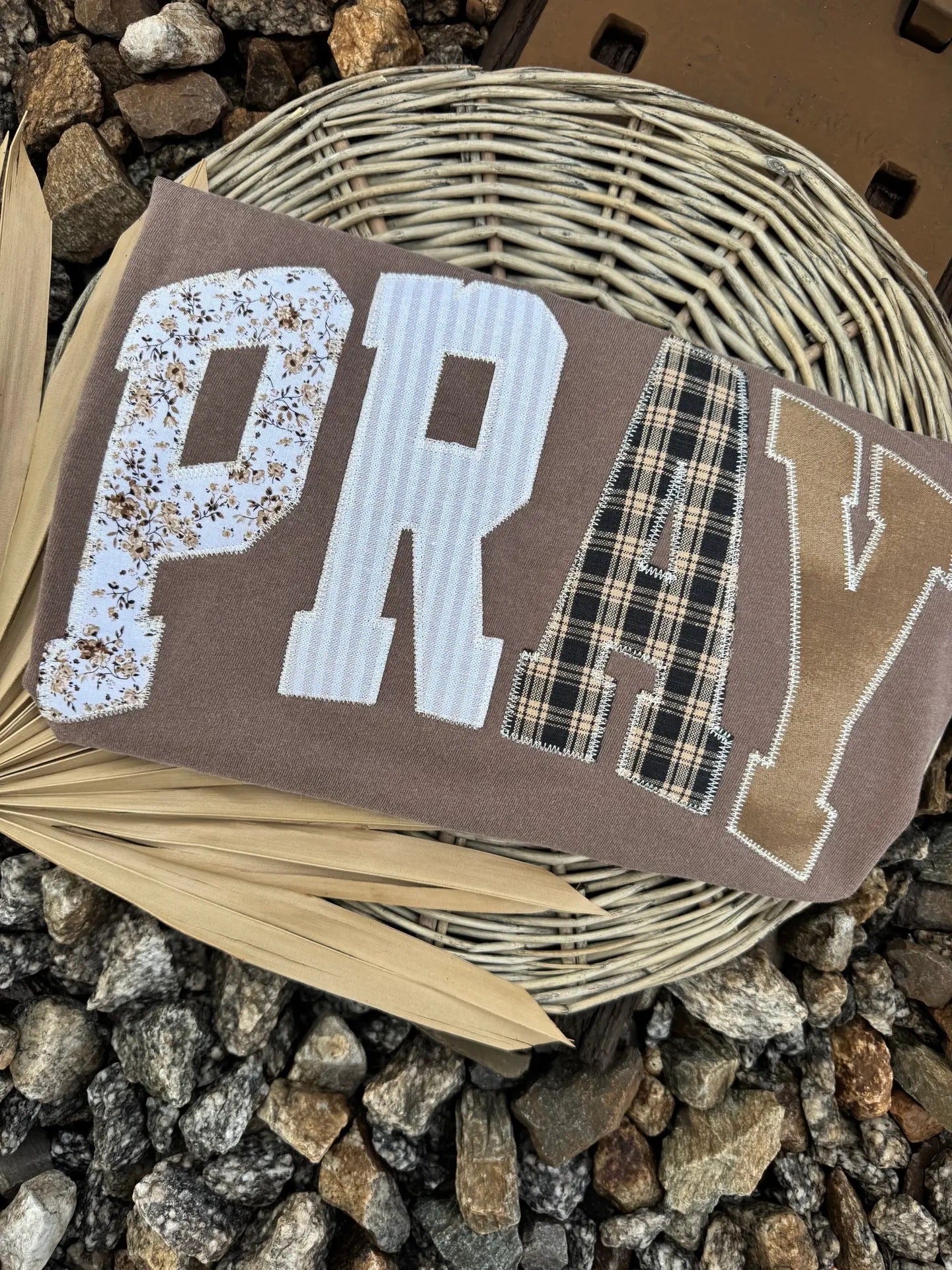 PRAY PATCHWORK TEE