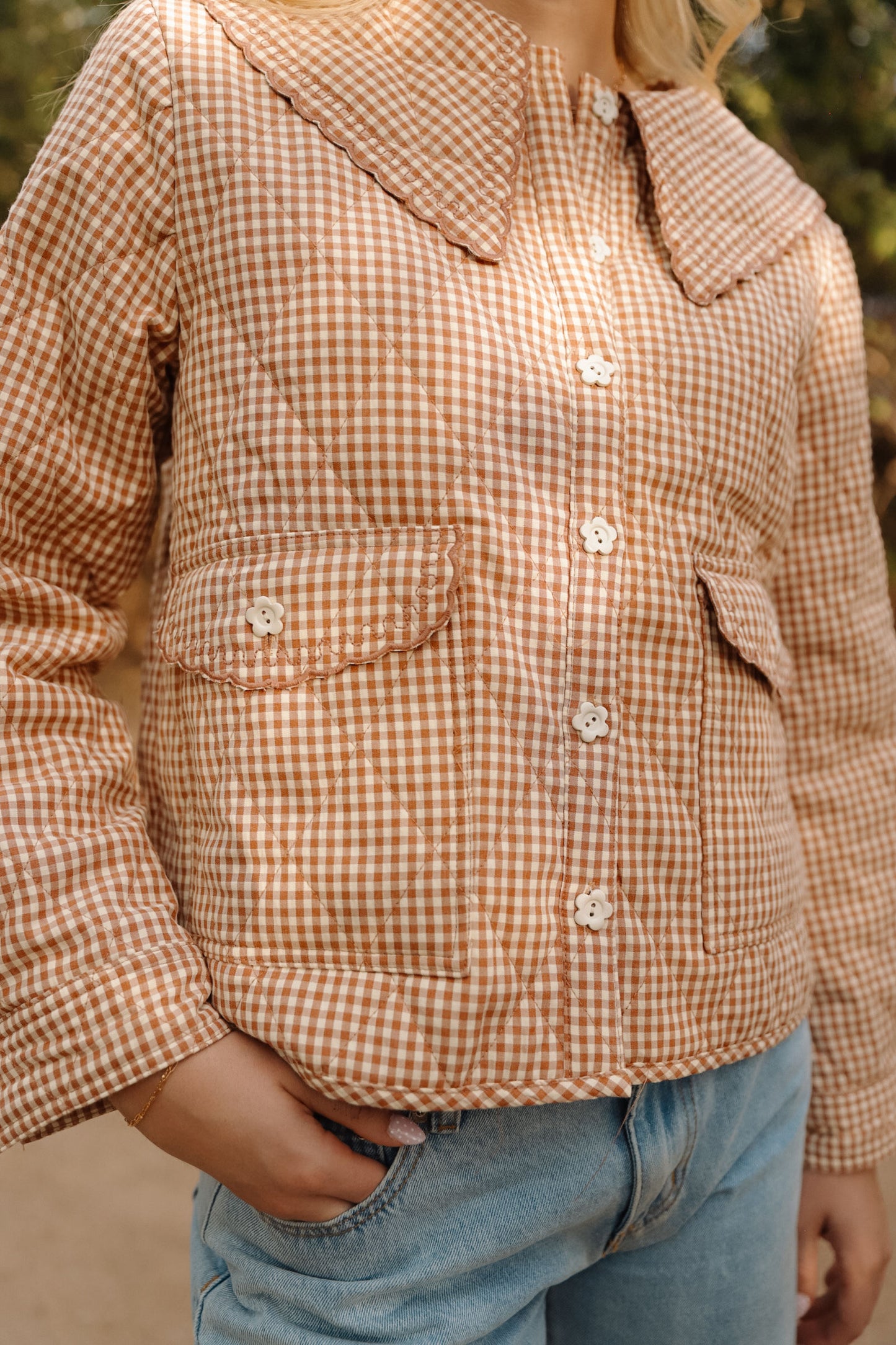 CECILIA GINGHAM JACKET
