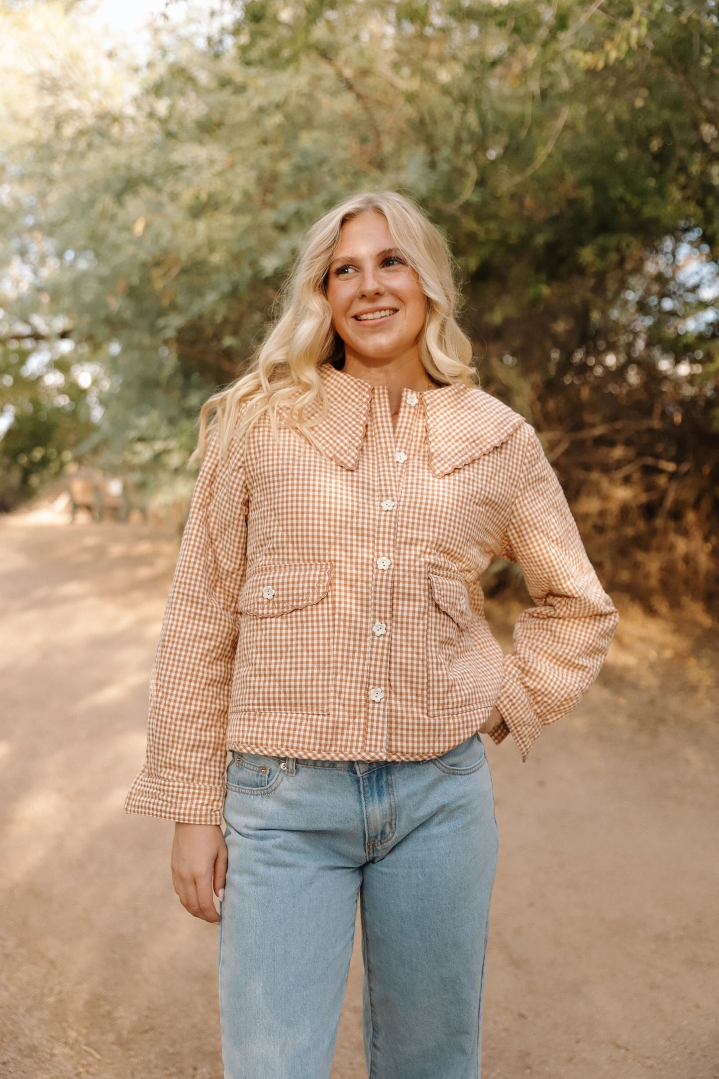 CECILIA GINGHAM JACKET