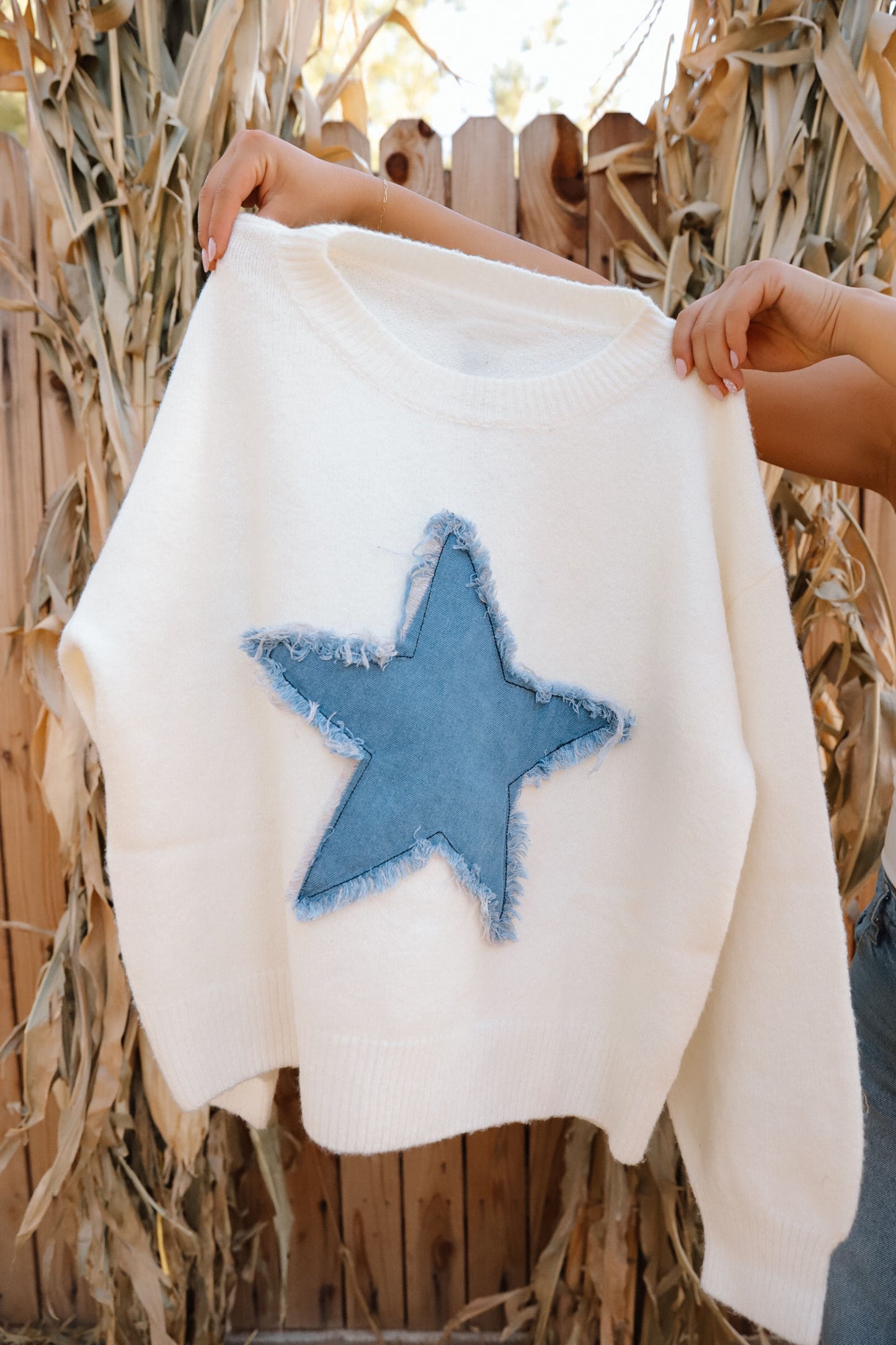 STICH CREW - DENIM STAR