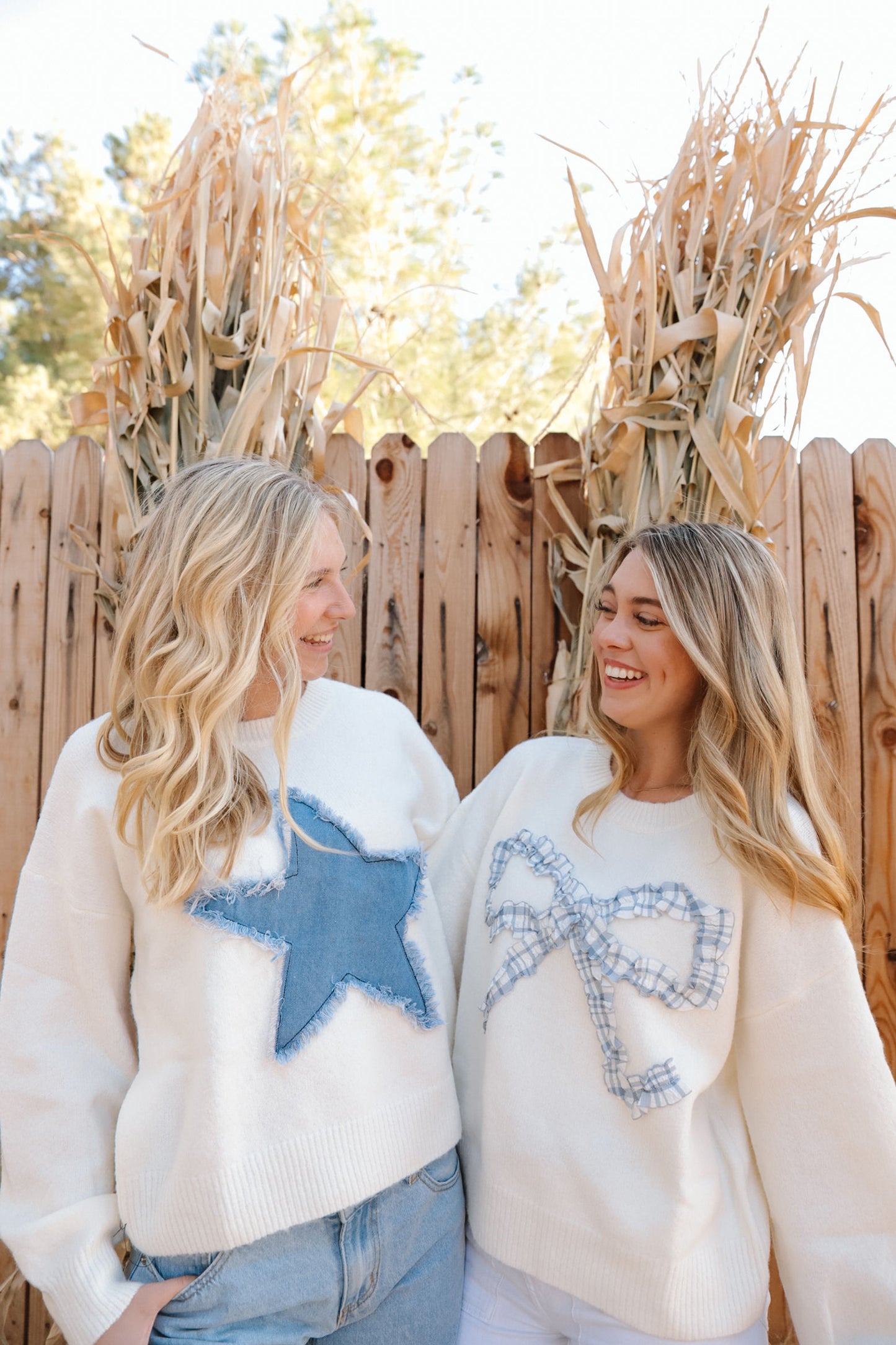 STICH CREW - GINGHAM BOW