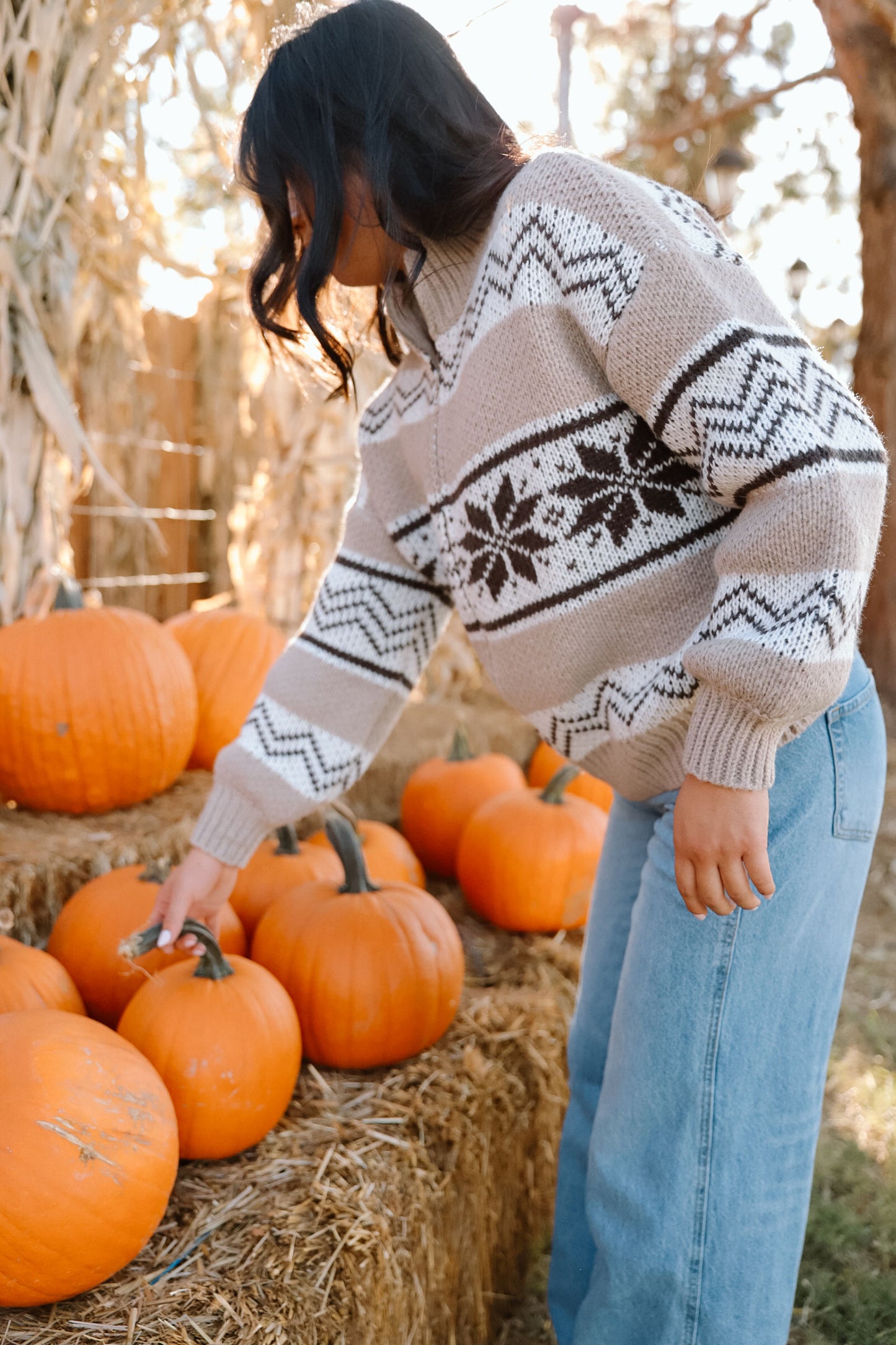 HERITAGE SWEATER JACKET - OAT