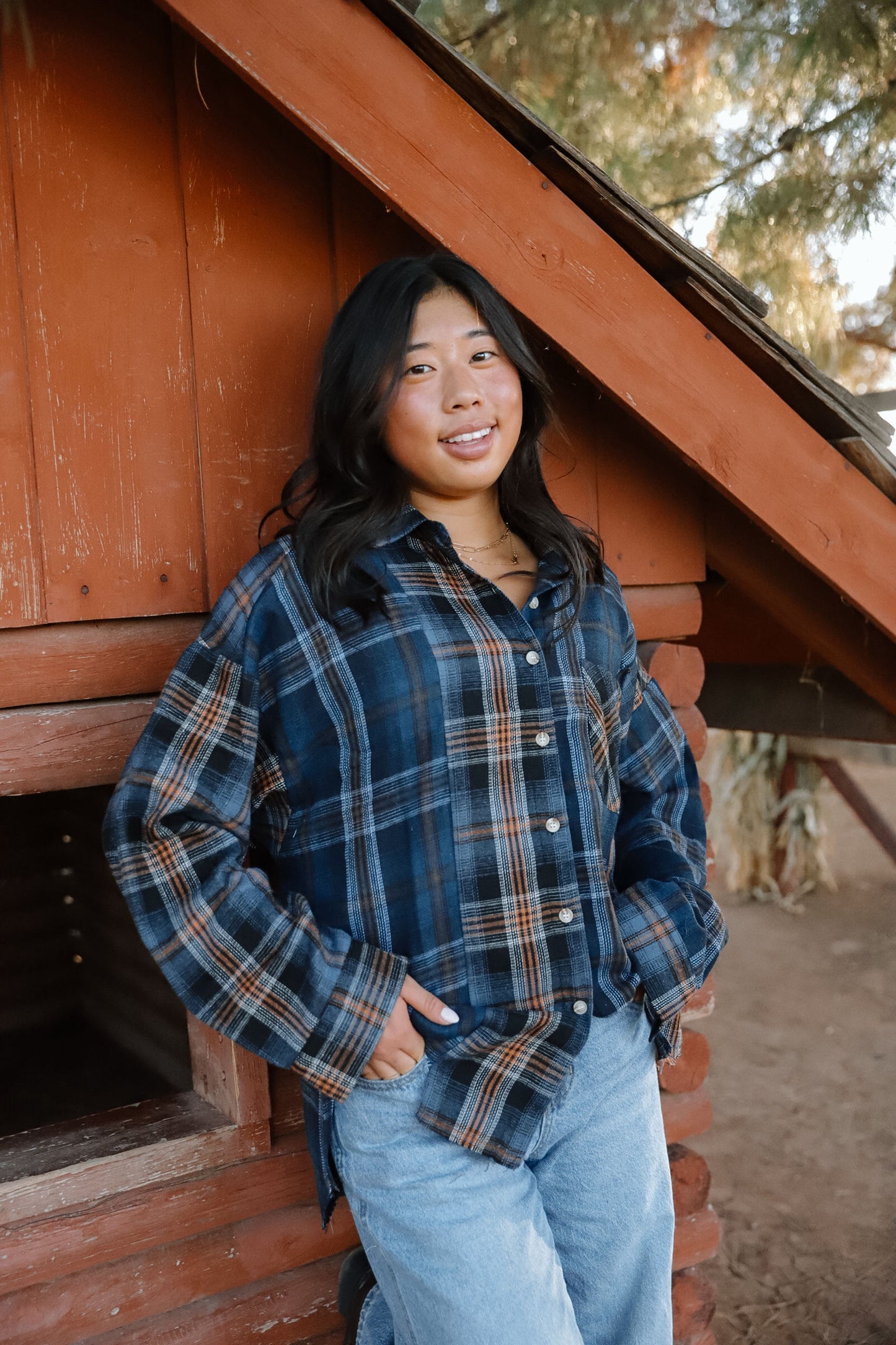 PARKER FLANNEL - MIDNIGHT BLUE