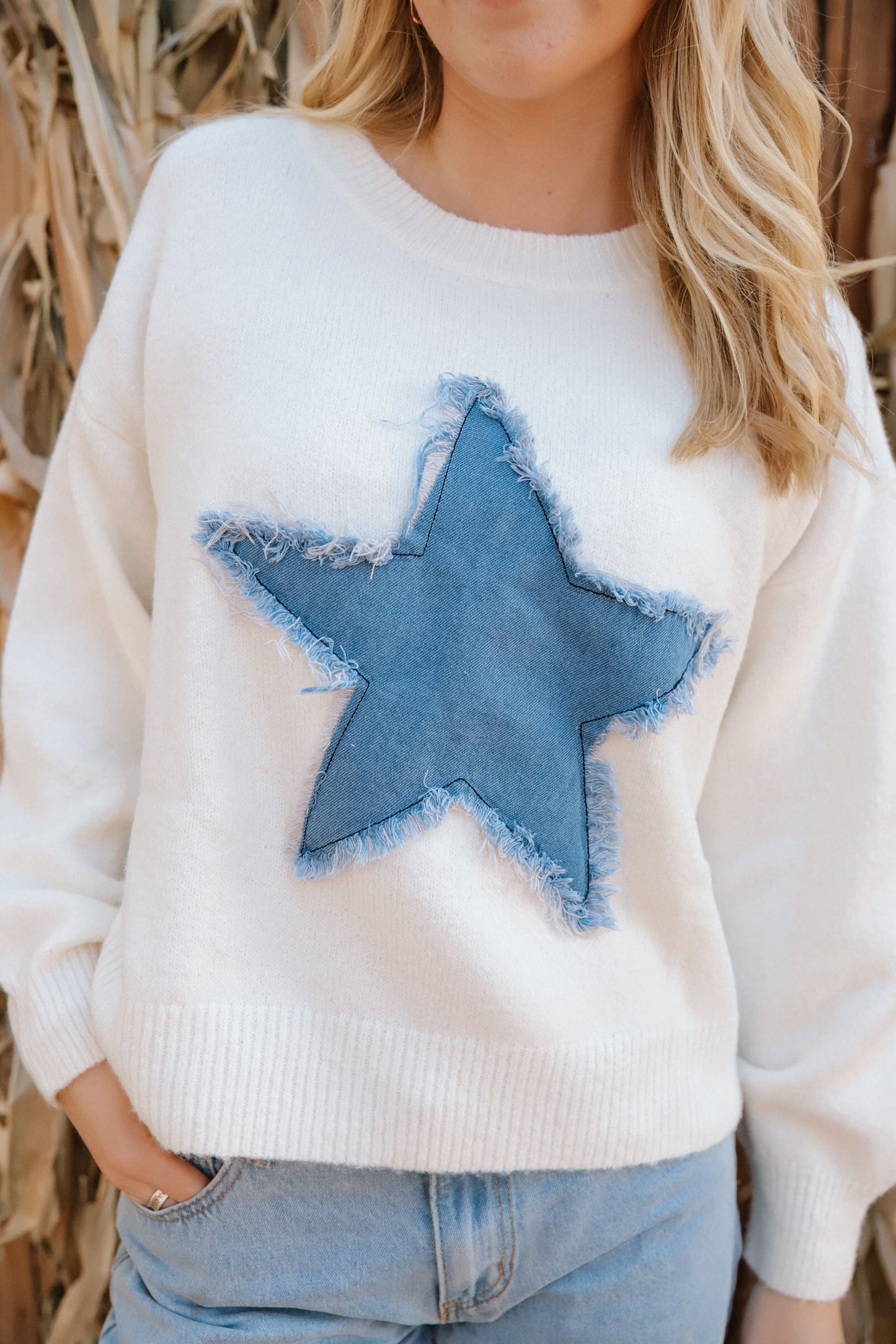 STICH CREW - DENIM STAR