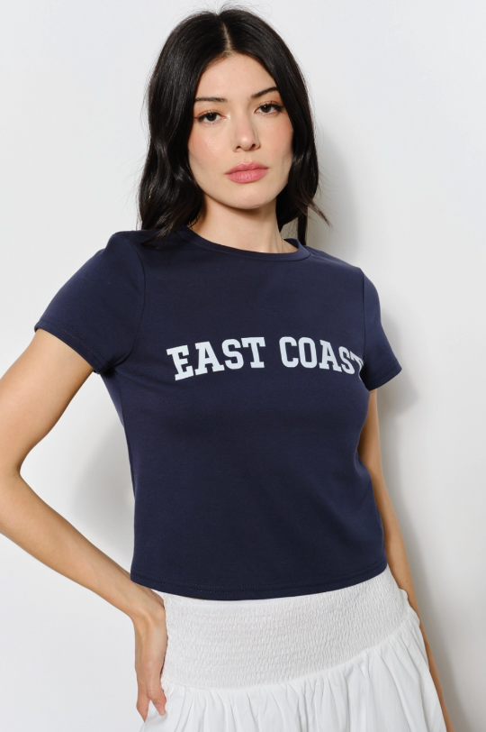 'EAST COAST' BABY TEE