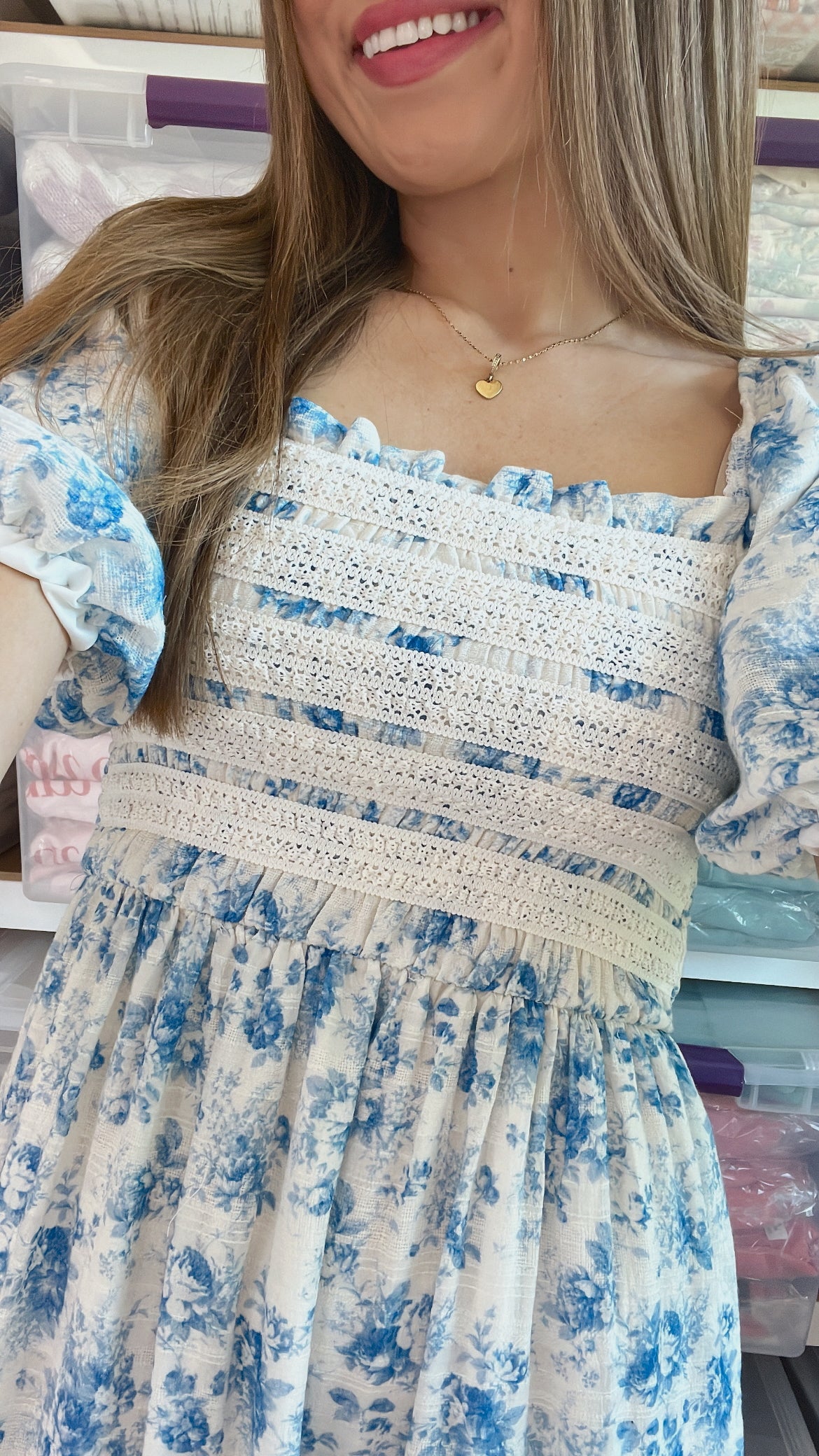 HYDRANGEA MAXI DRESS