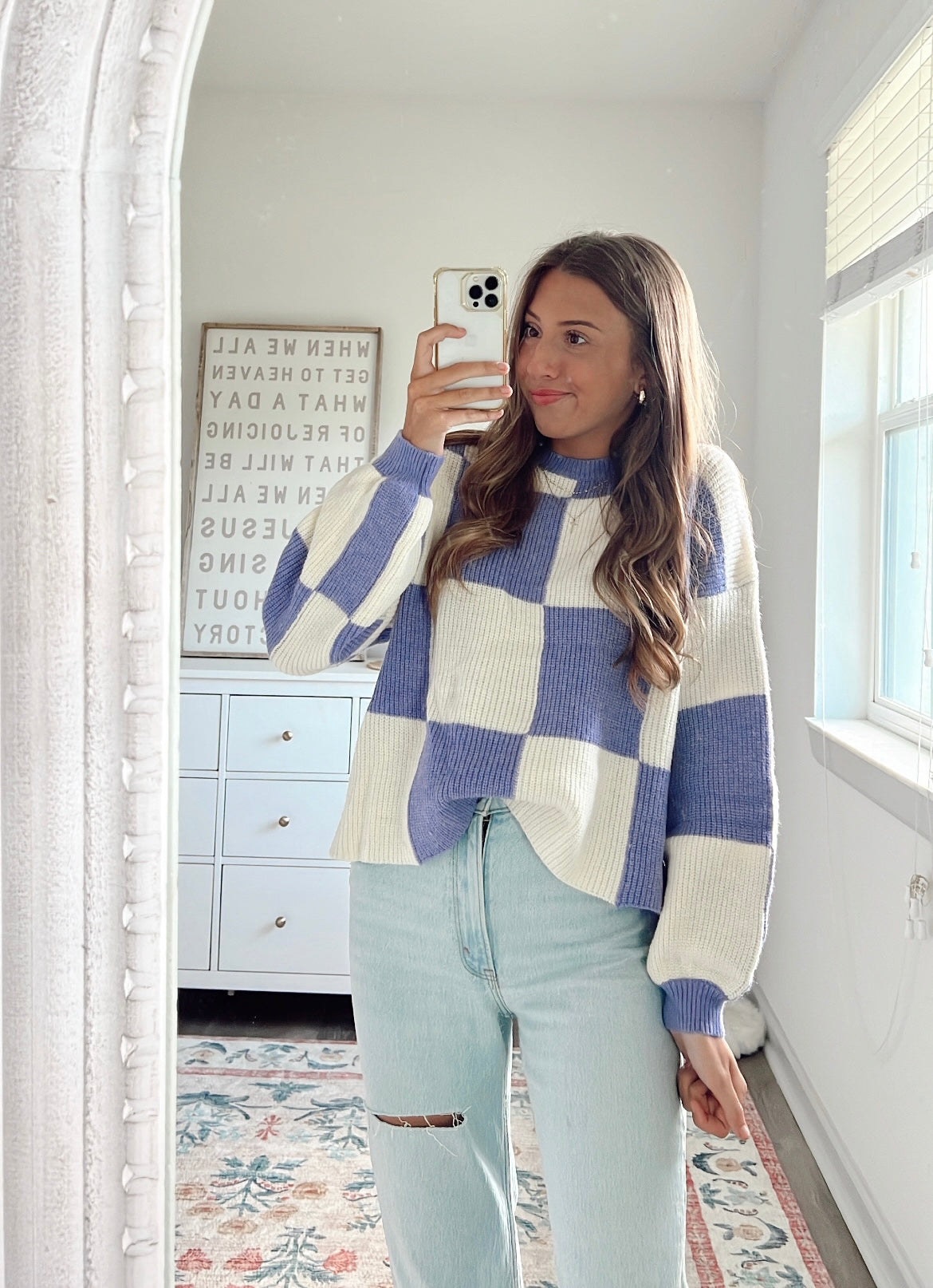 LAVENDER HAZE KNIT TOP