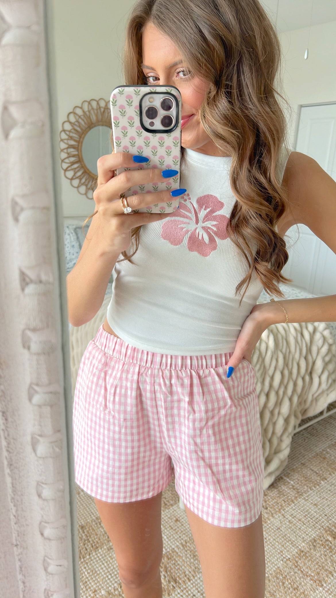 CAMI BOXER SHORT - PINK