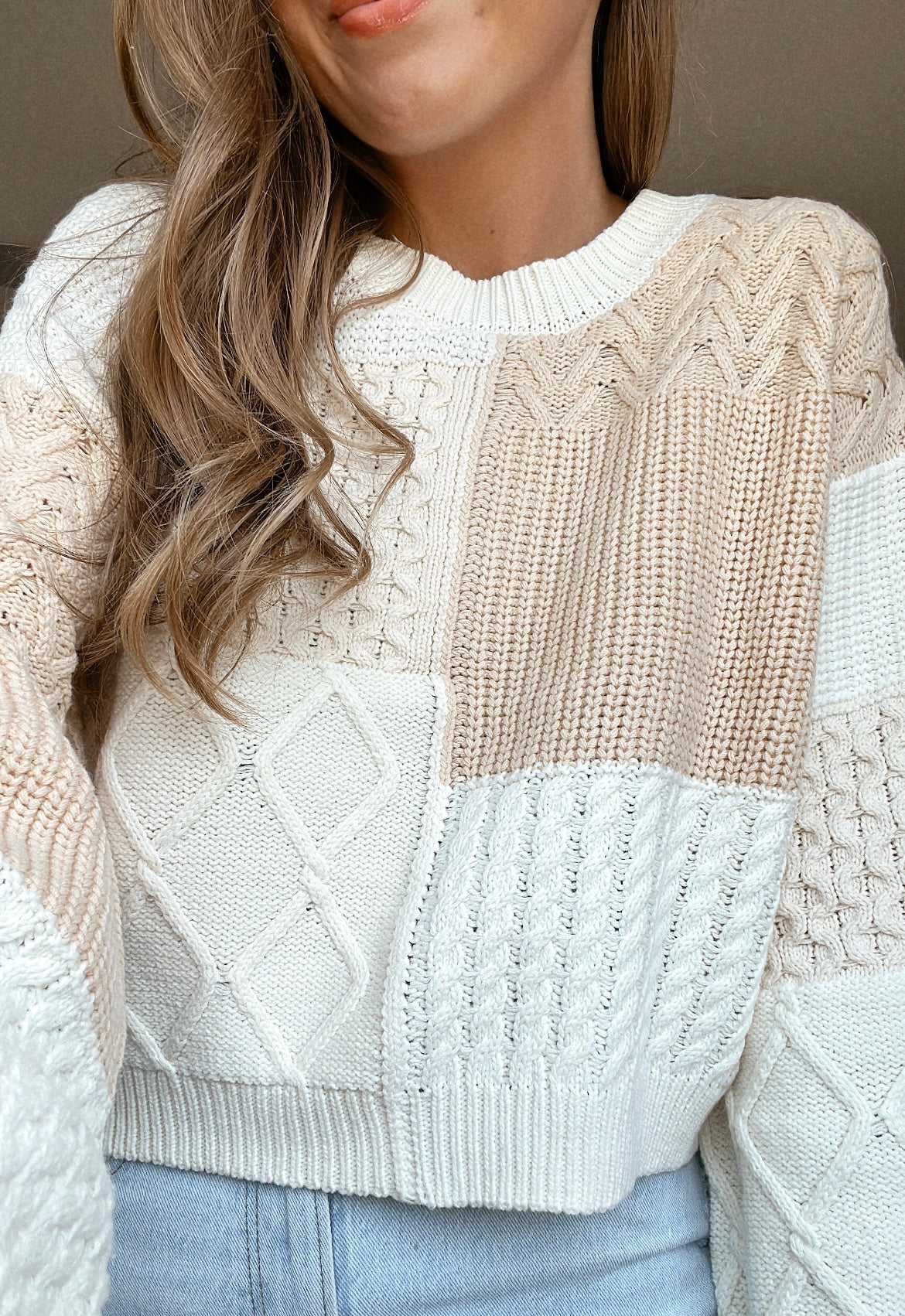 GRANDMA KNIT TOP