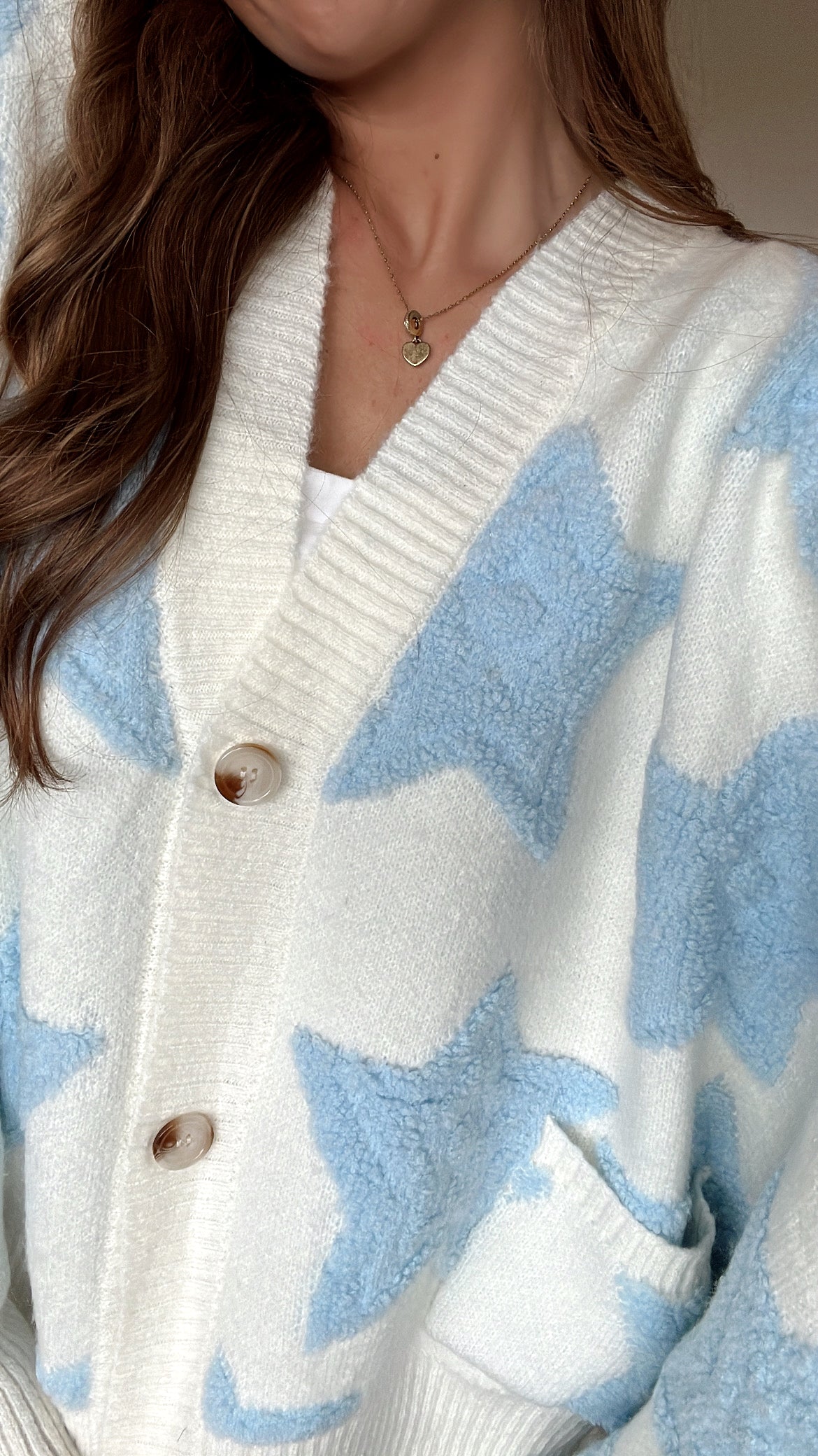 STARGAZE PULLOVER CARDI - BABY BLUE