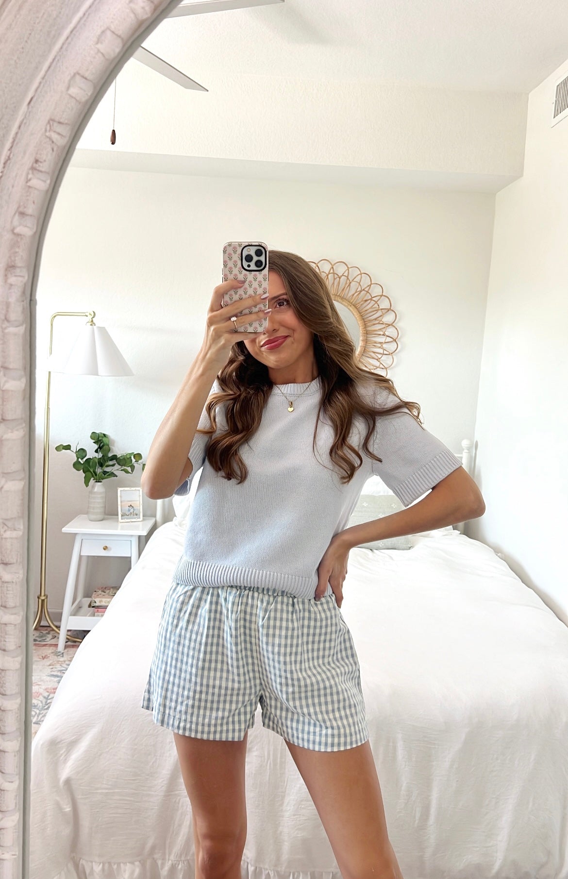 POWDER BLUE SWEATER TOP