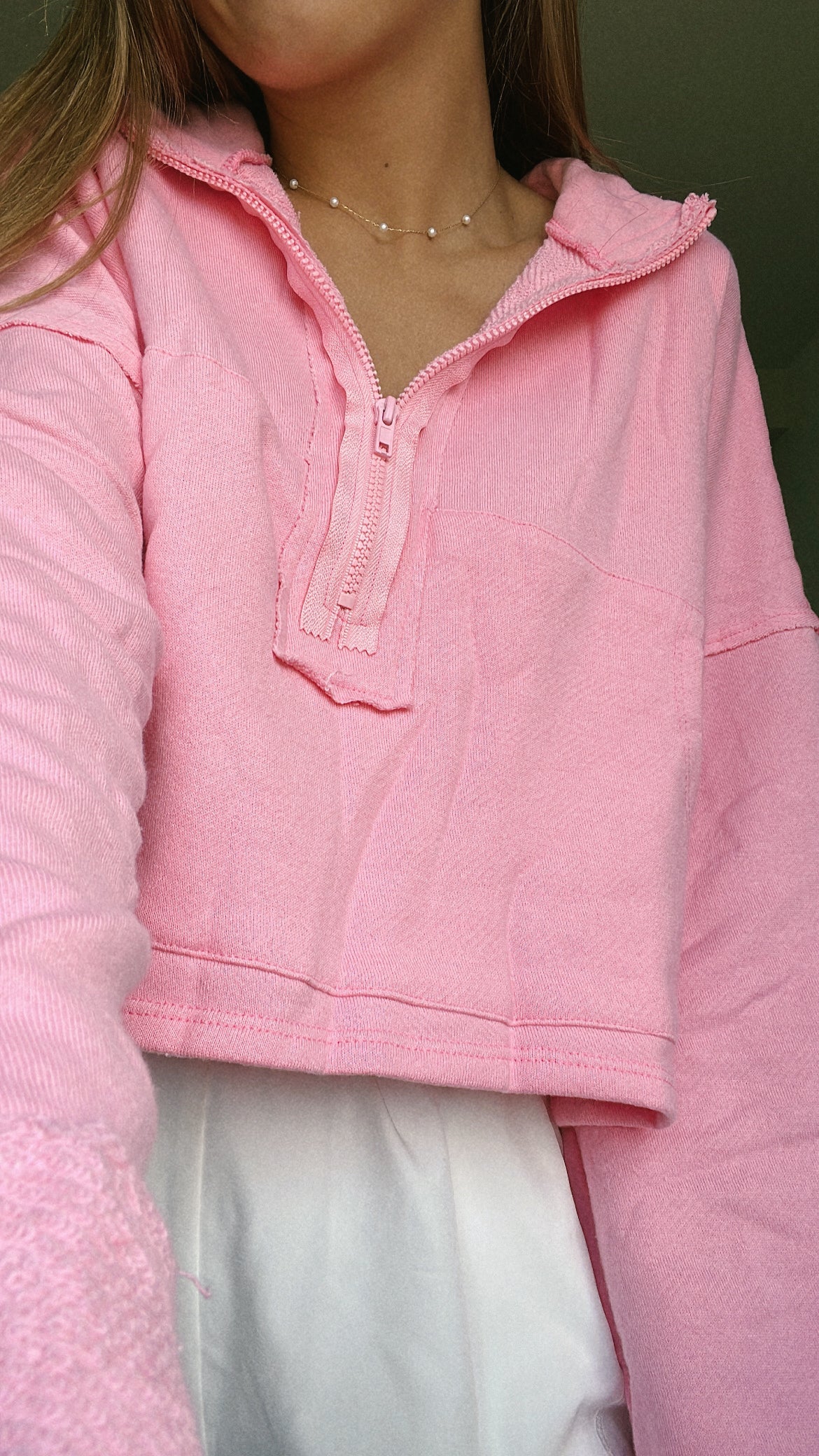 BUBBLEGUM HALF ZIP