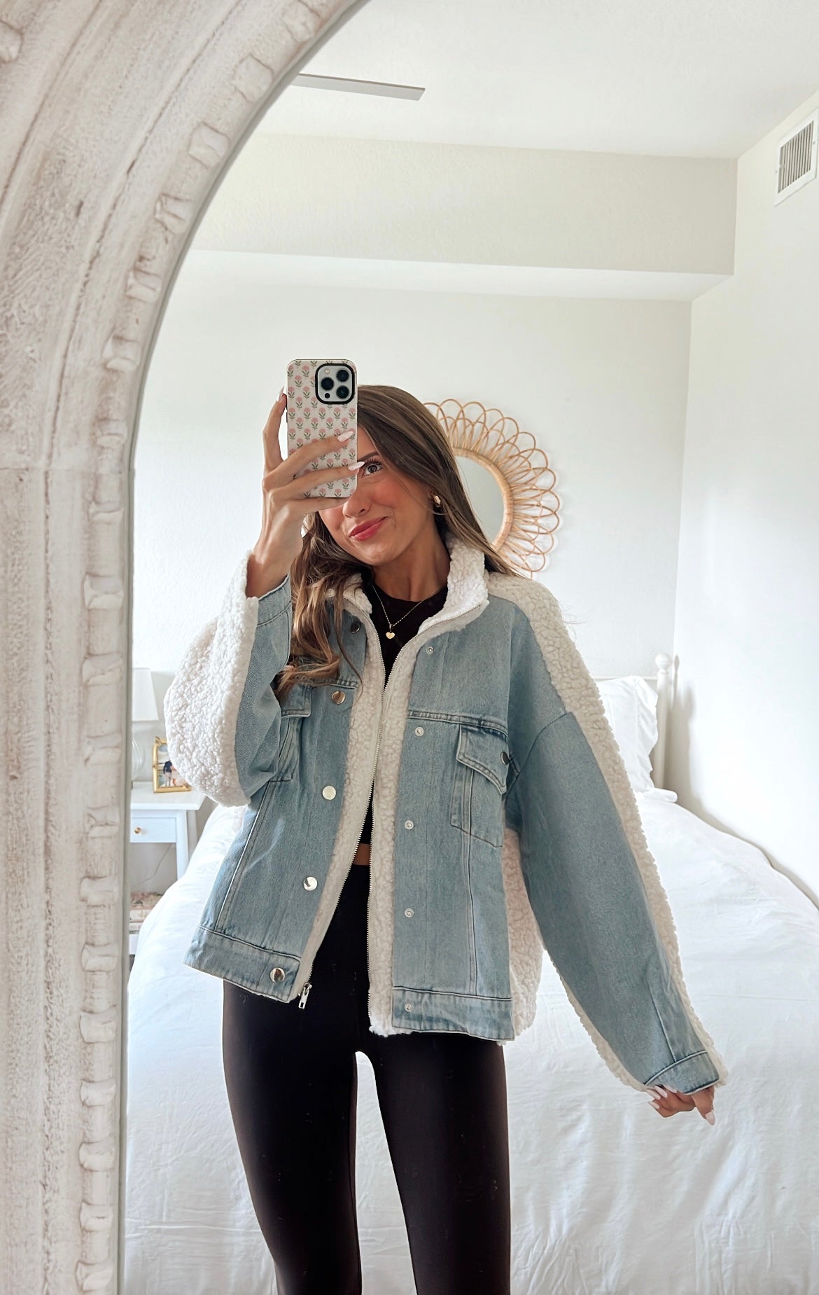 SNOWBANK DENIM SHERPA JACKET