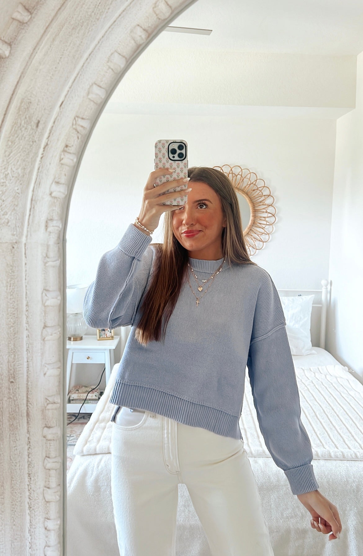 CRUEL SUMMER KNIT - PERIWINKLE