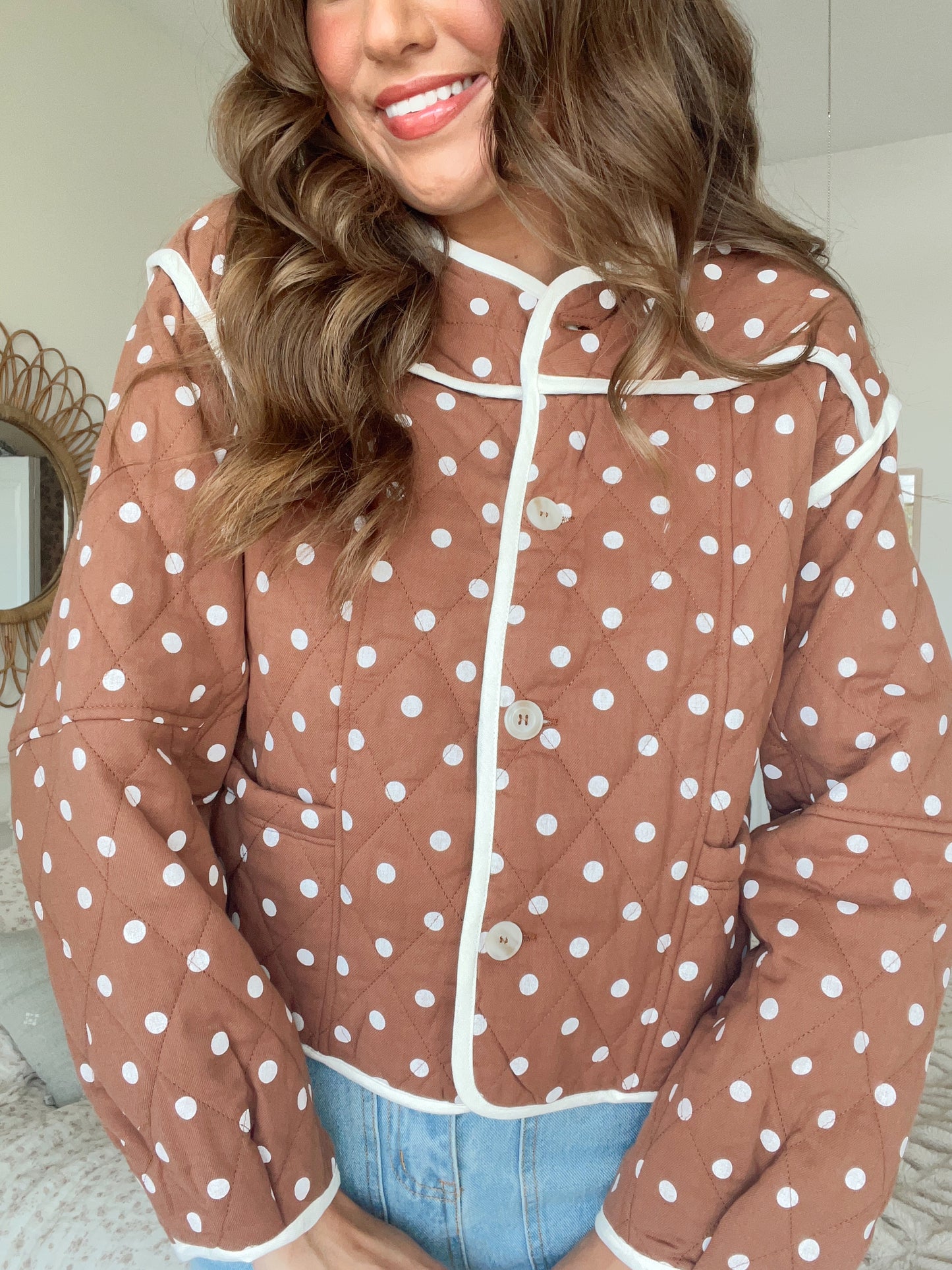 CLARA POLKA DOT JACKET