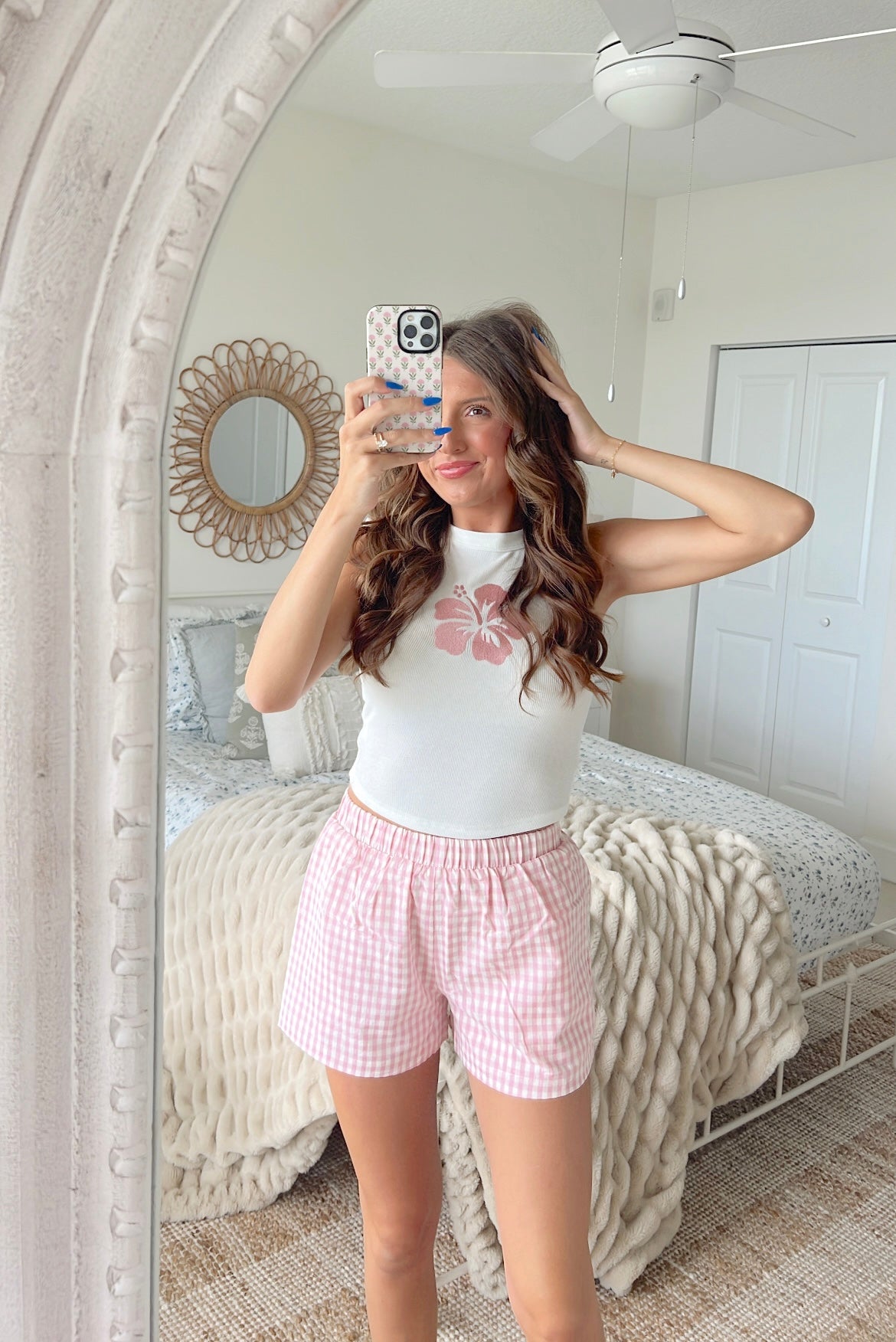 CAMI BOXER SHORT - PINK
