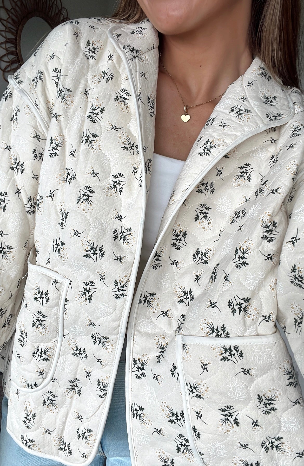 BRANDI FLORAL QUILTED JACKET