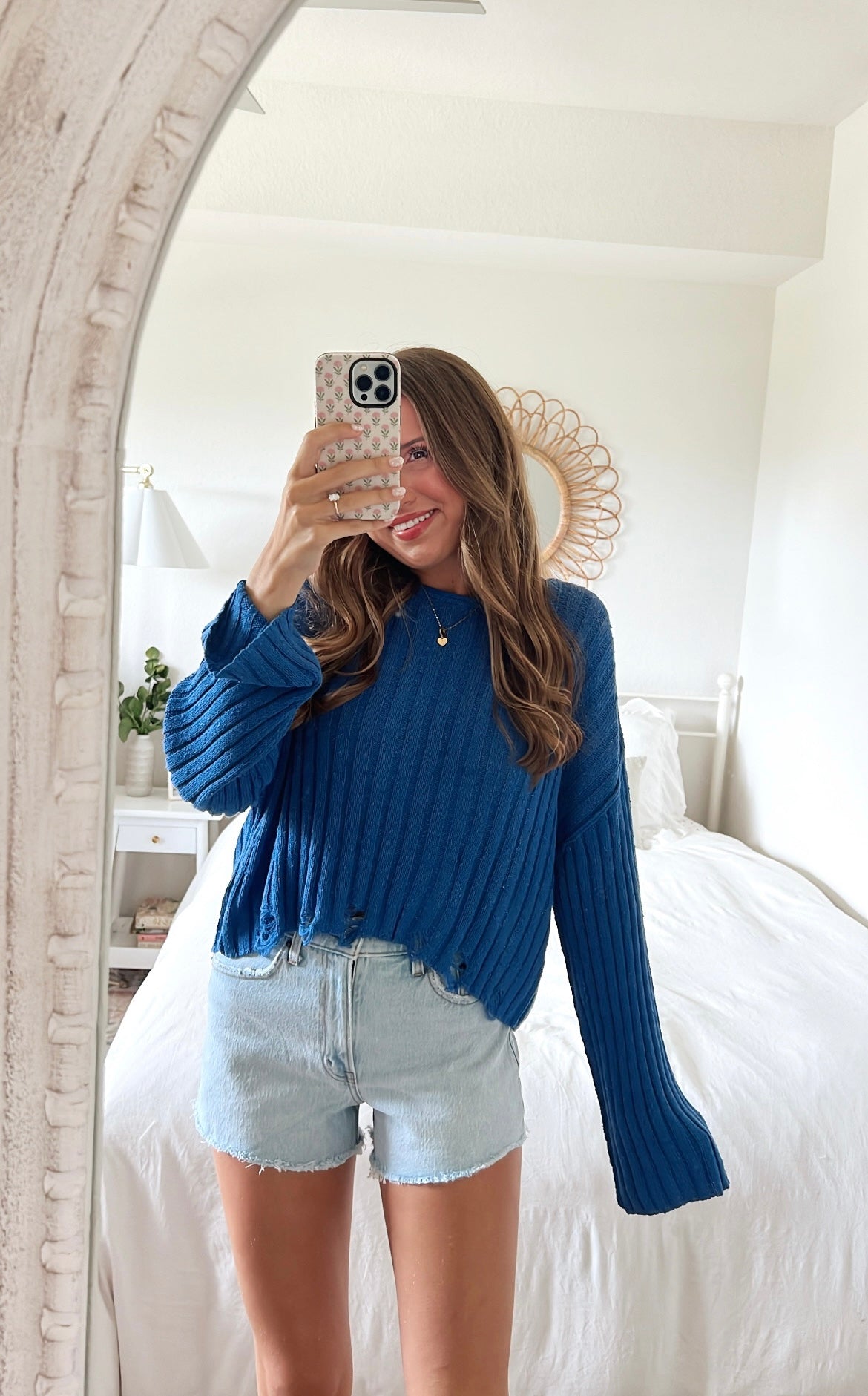 CORA BEACH KNIT - ROYAL BLUE