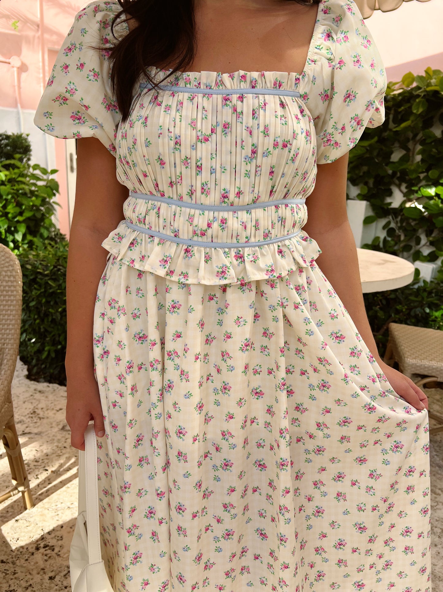 GINGHAM FLORAL SET