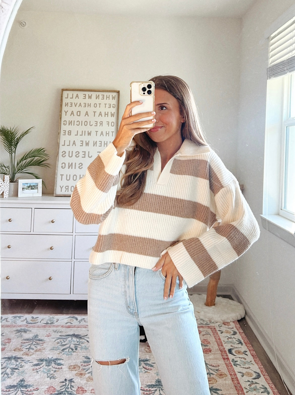 NEW ROMANTICS TOP - TAUPE