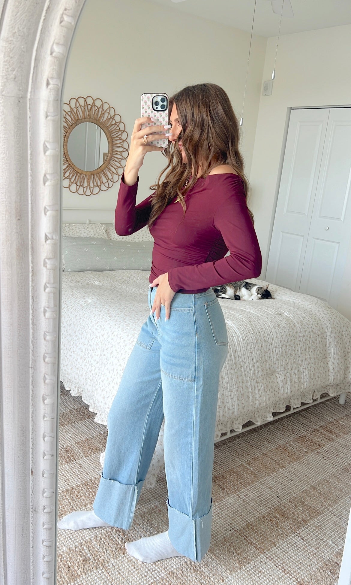 FLORA WIDECUT JEANS
