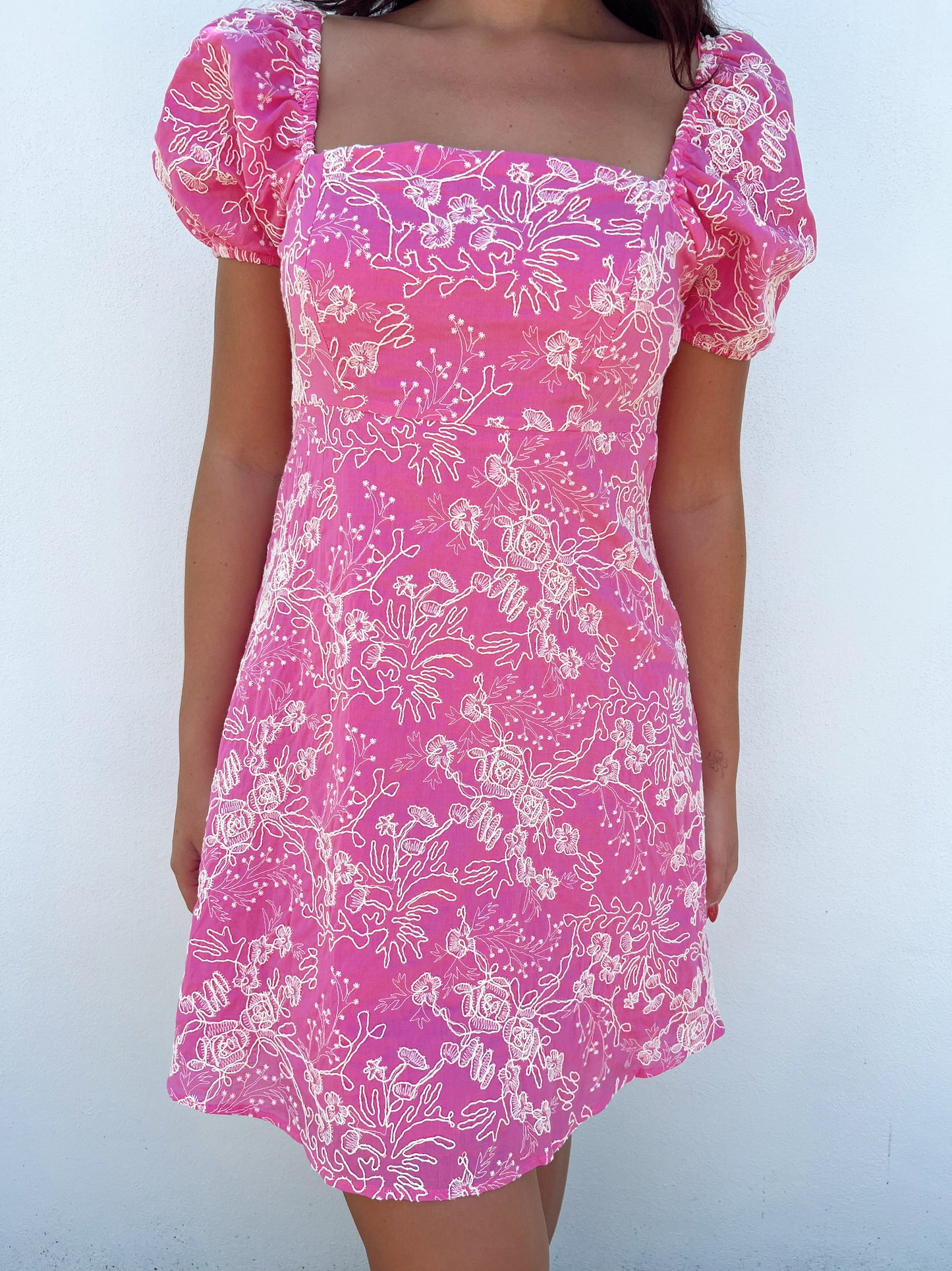 MELANIE FLORAL MINI DRESS