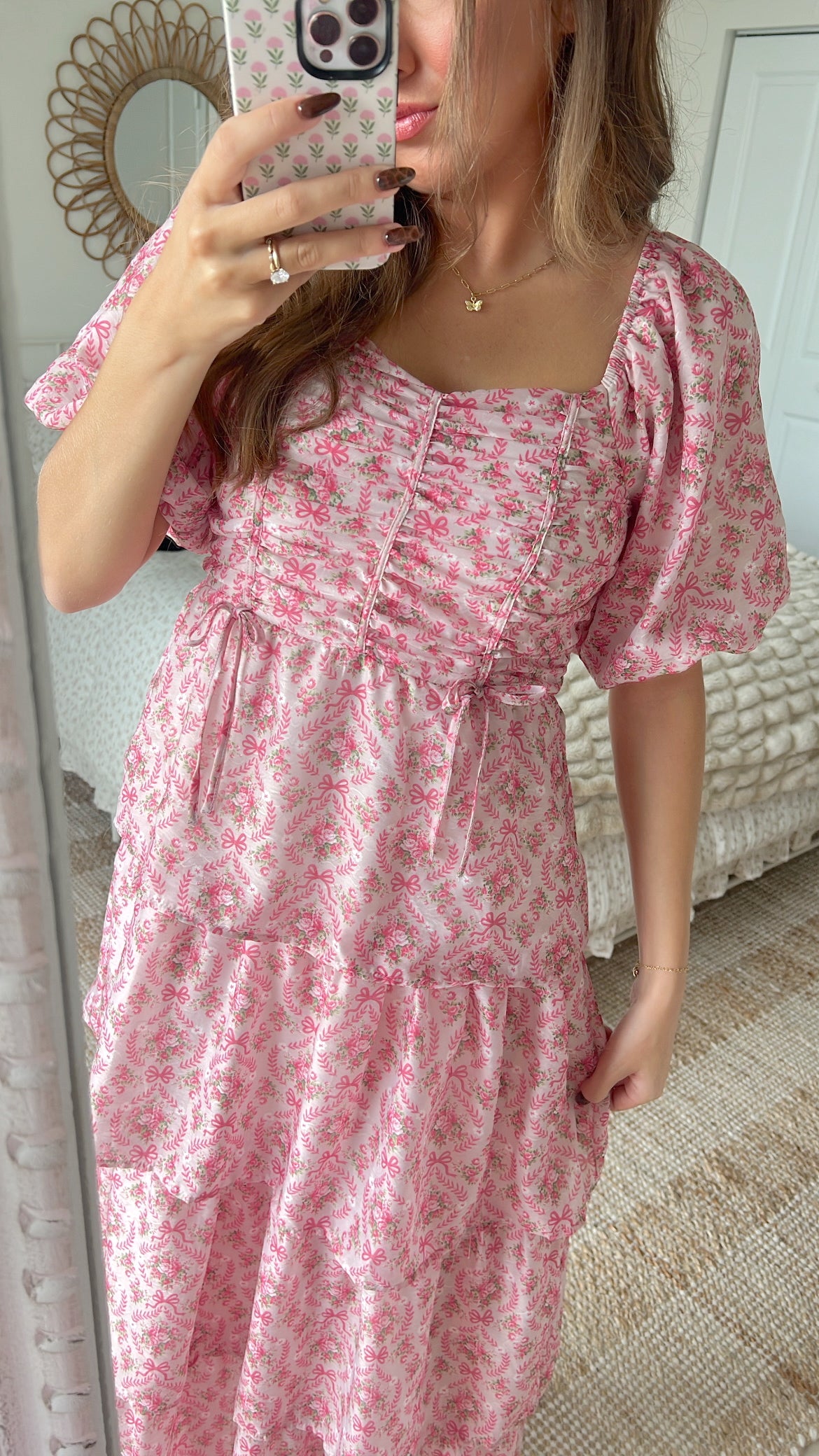 FALLING FOR PINK MAXI DRESS
