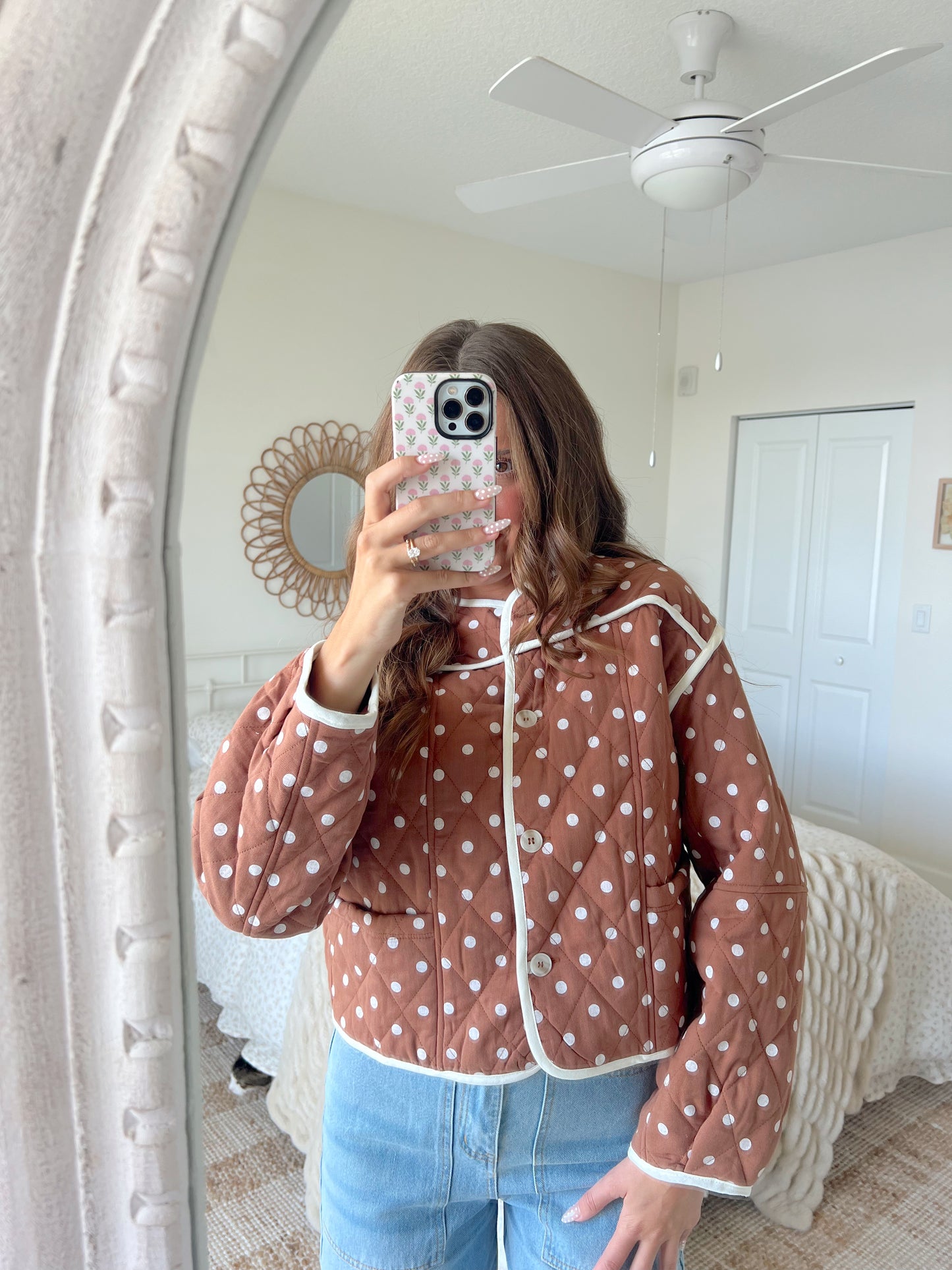 CLARA POLKA DOT JACKET