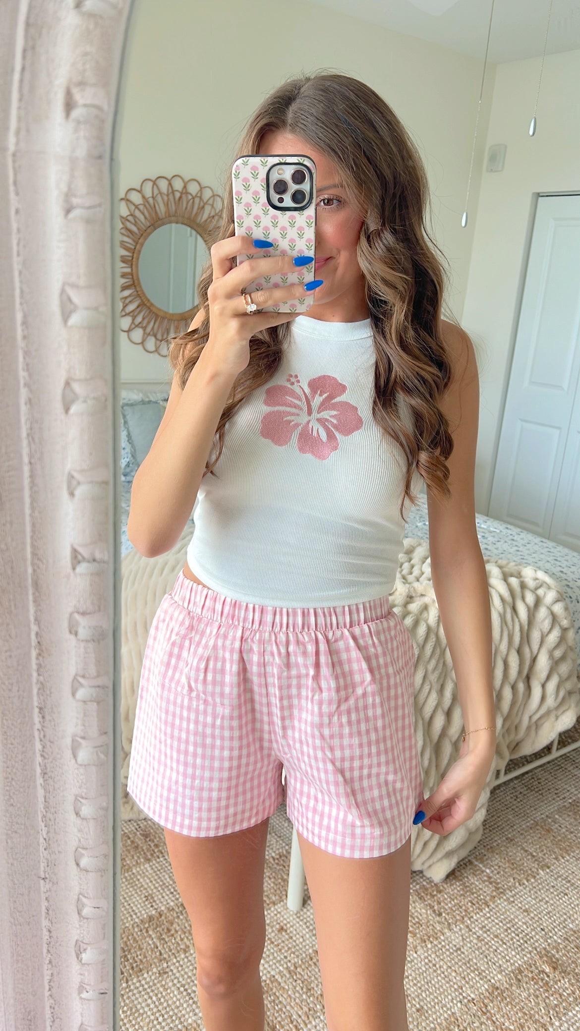 CAMI BOXER SHORT - PINK