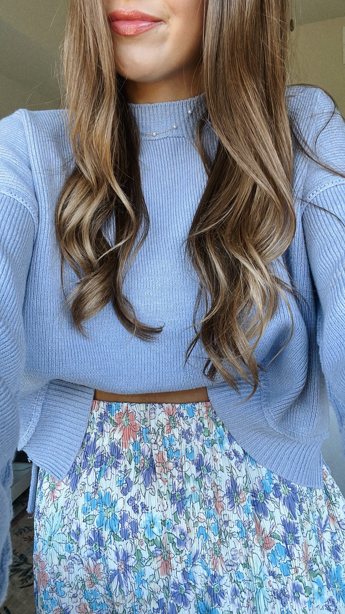 CRUEL SUMMER KNIT - PERIWINKLE