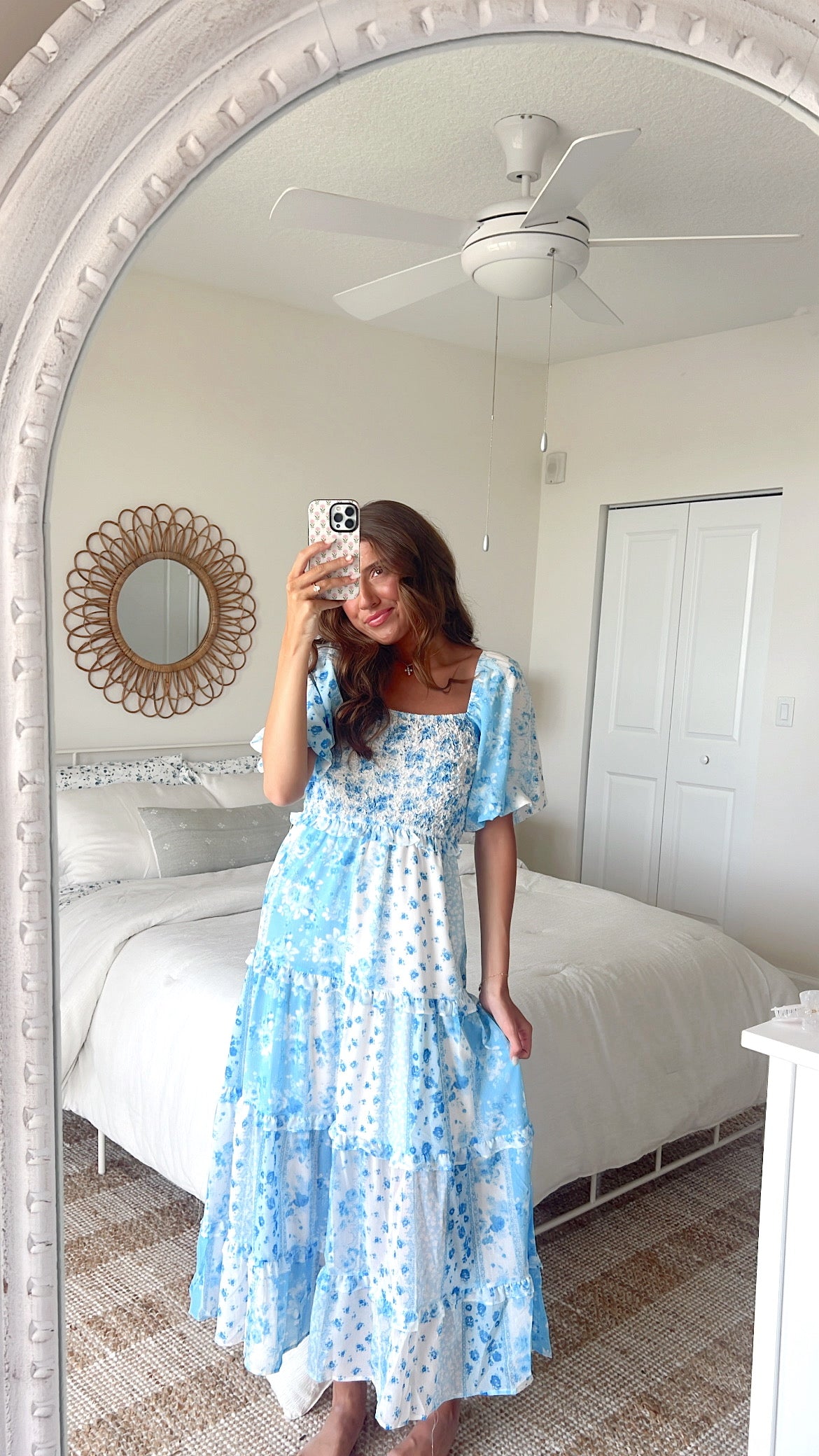 BLUEBERRY PATCHWORK MAXI