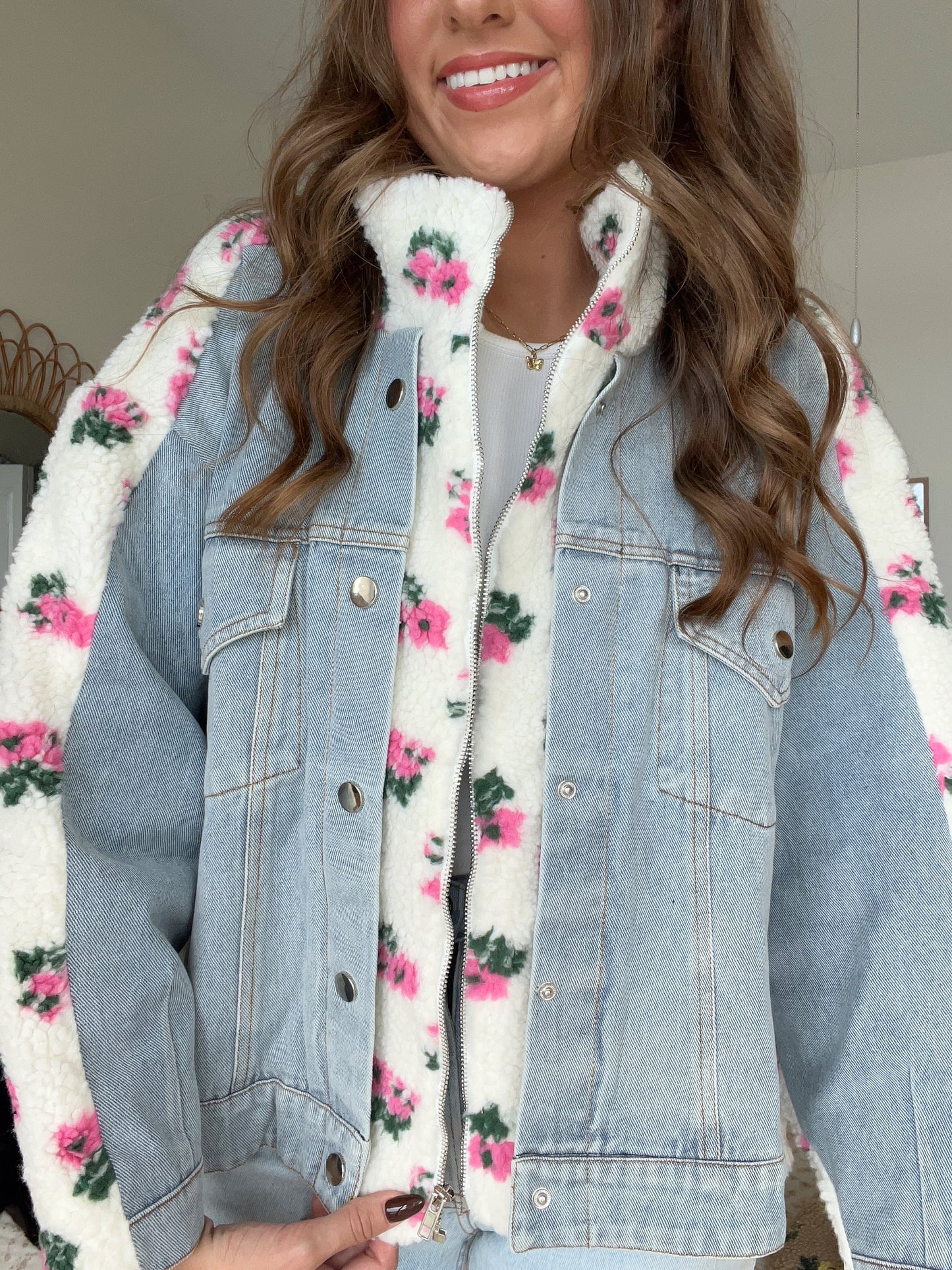 BENNY SHERPA JACKET - IVORY