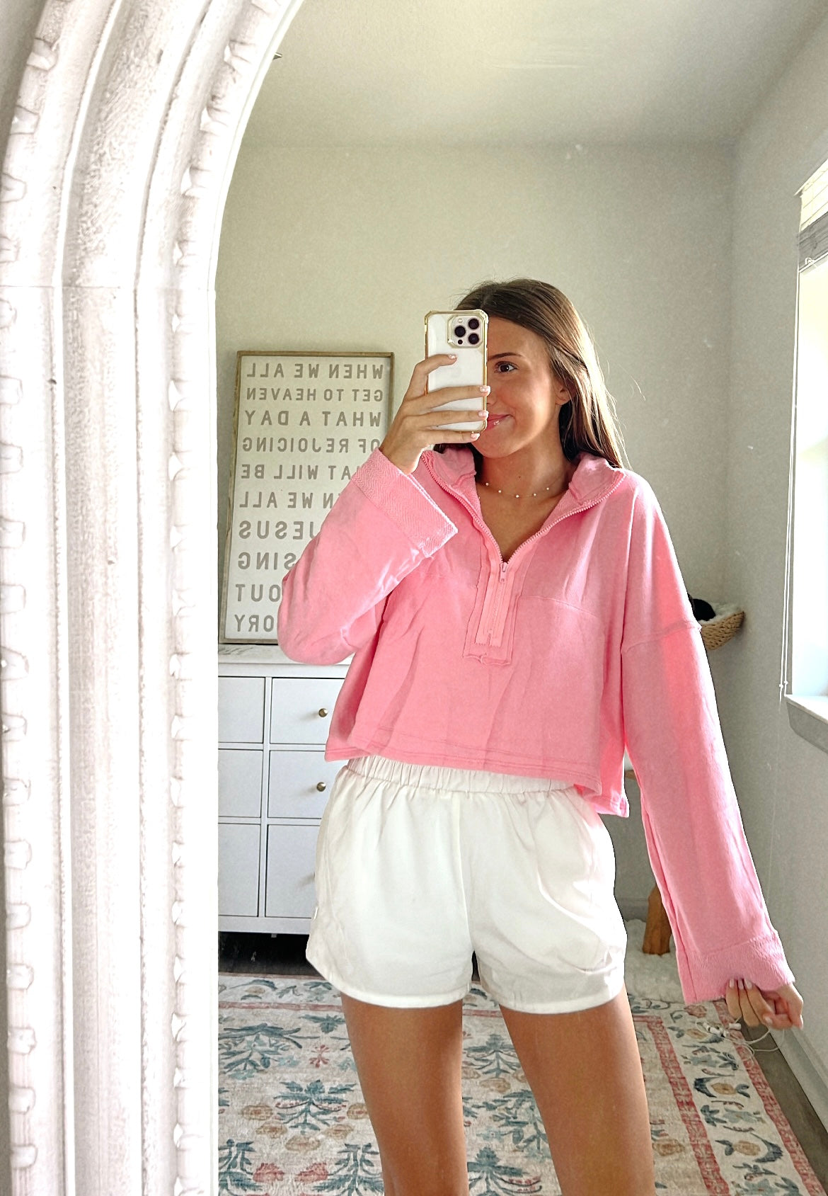BUBBLEGUM HALF ZIP