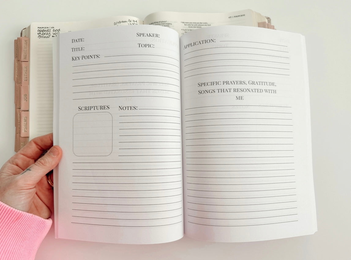 SERMON NOTEBOOK - PINK